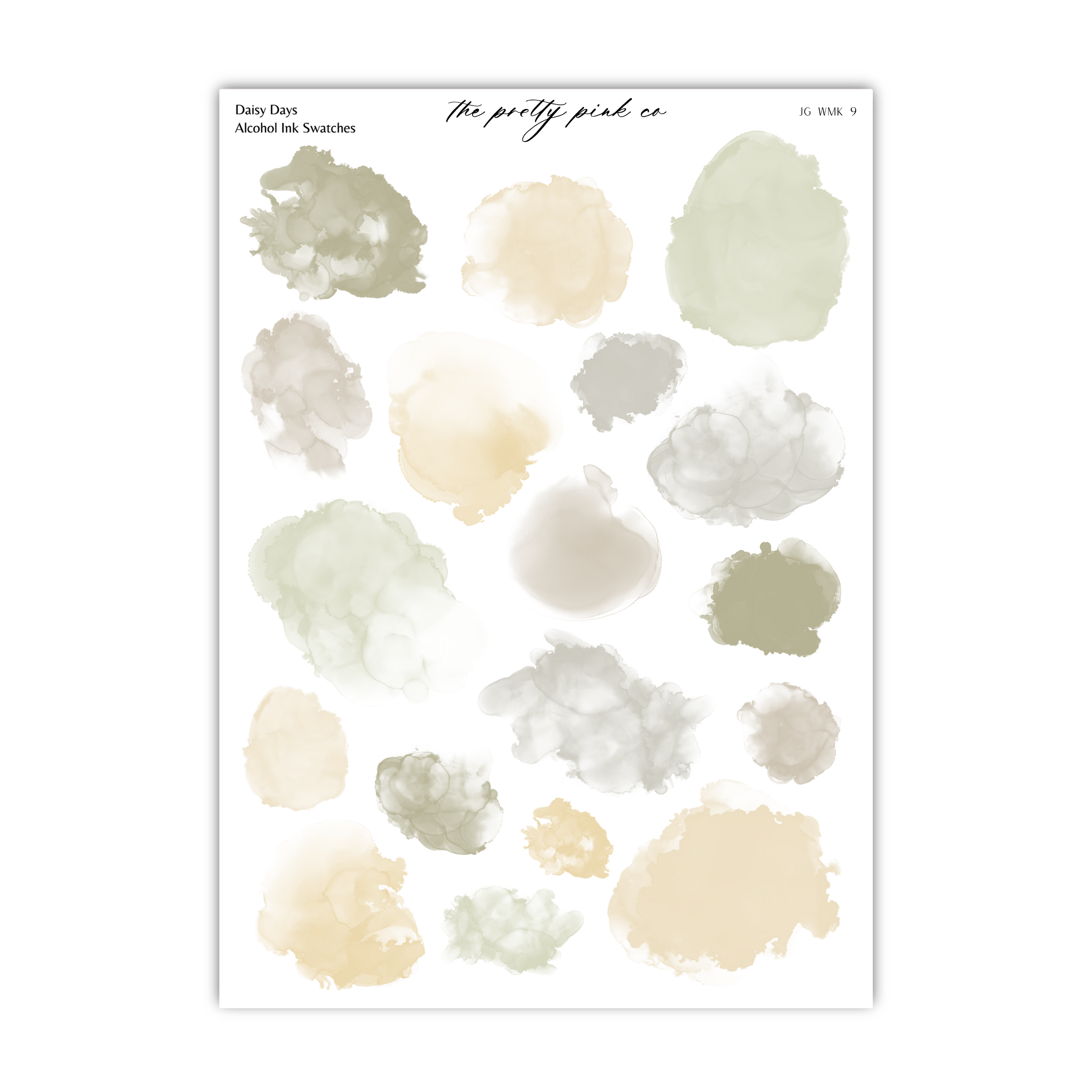 Daisy Days | Ink Swatches