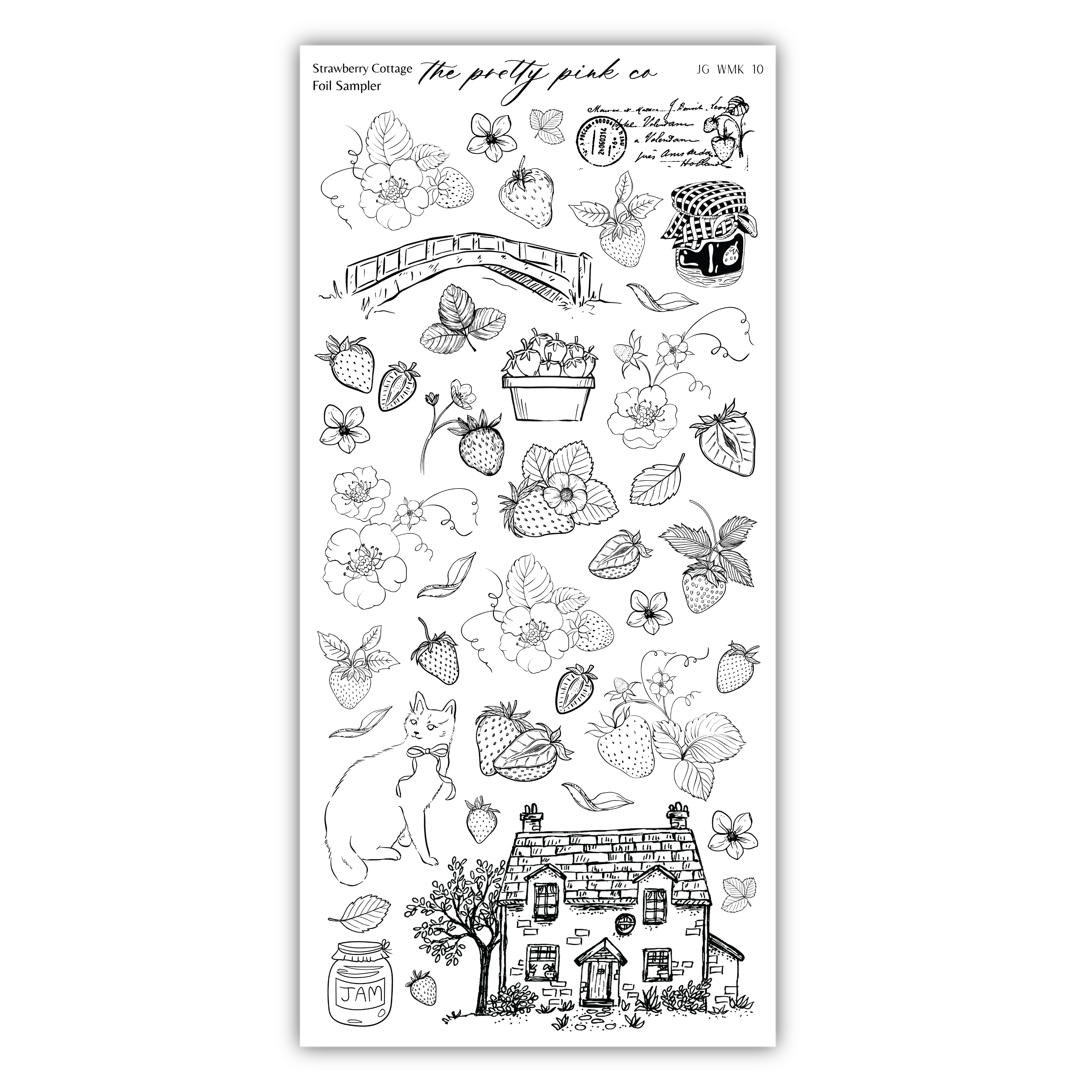Strawberry Cottage | Foil Sampler