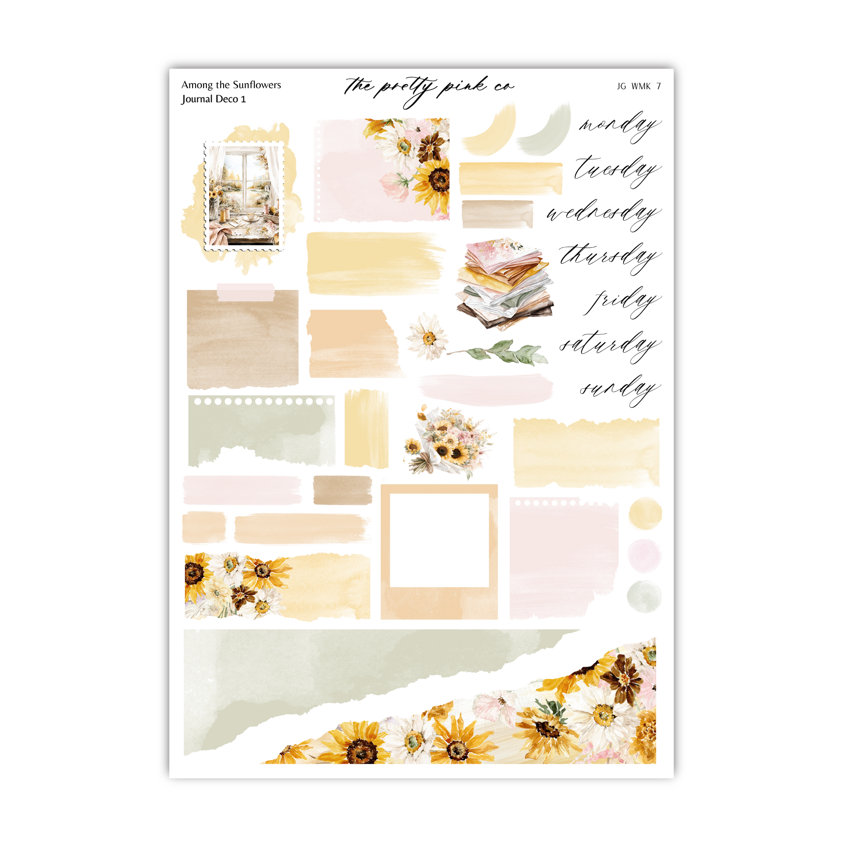 Among the Sunflowers | Journaling Kit