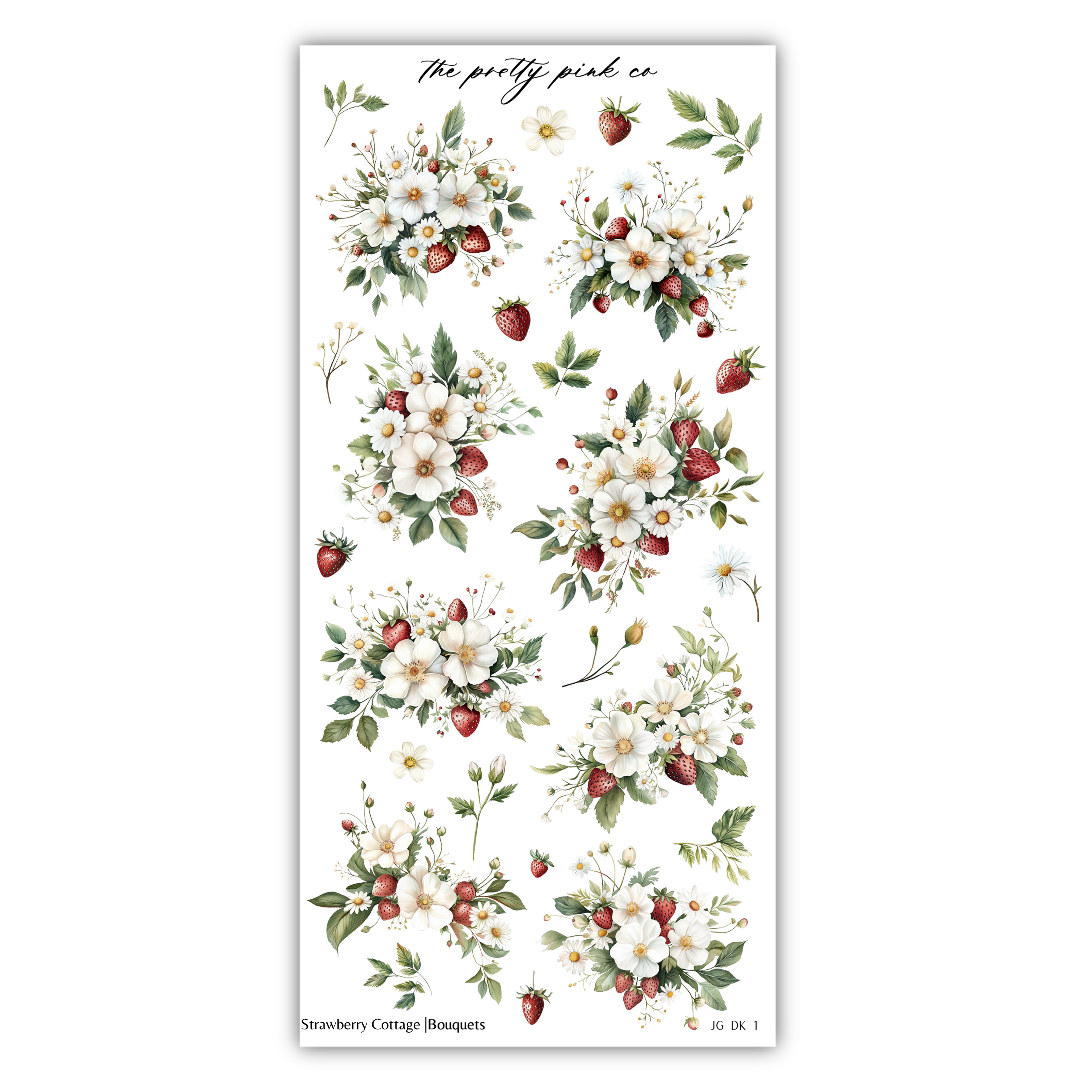 Strawberry Cottage | Decorative Kit