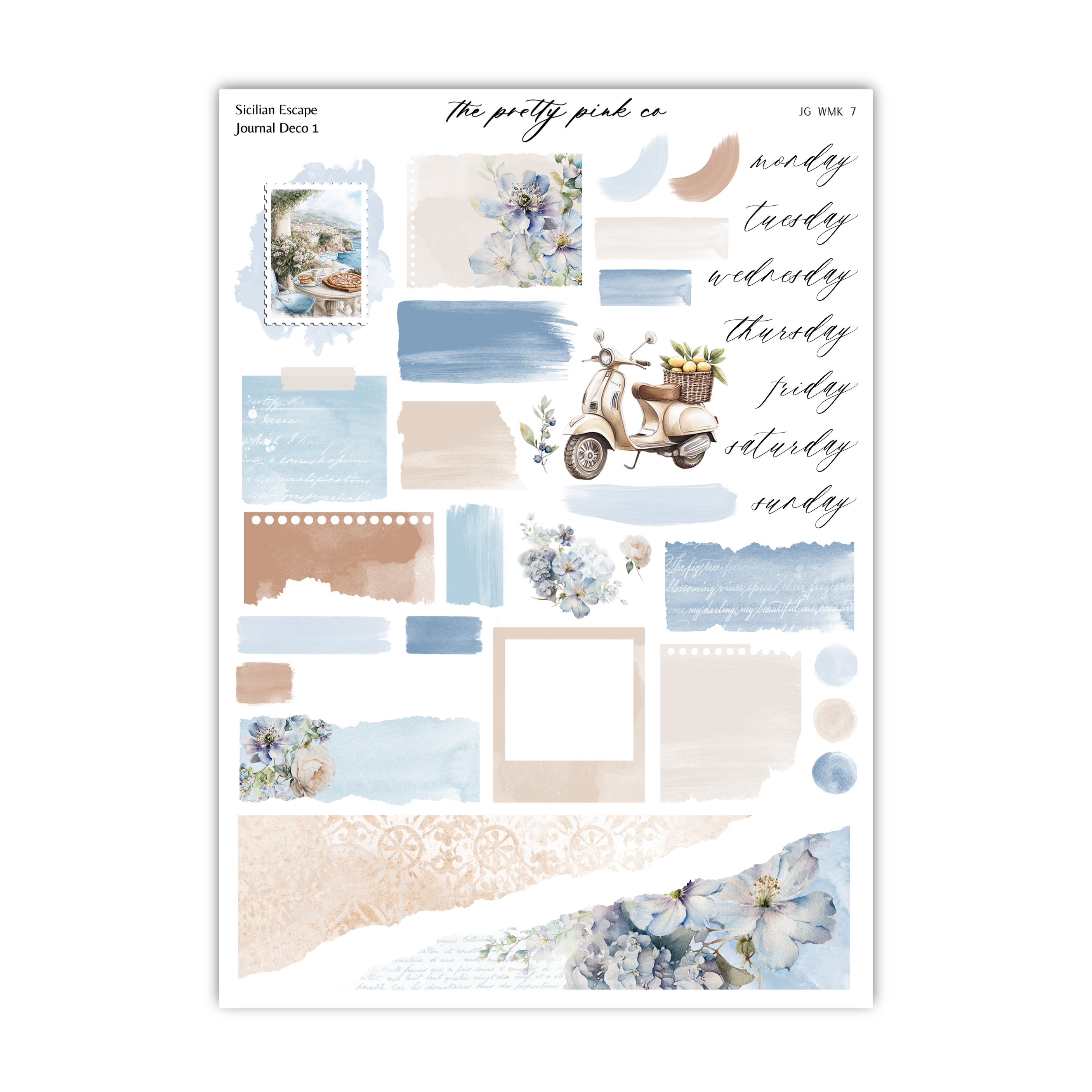 Sicilian Escape | Journaling Kit