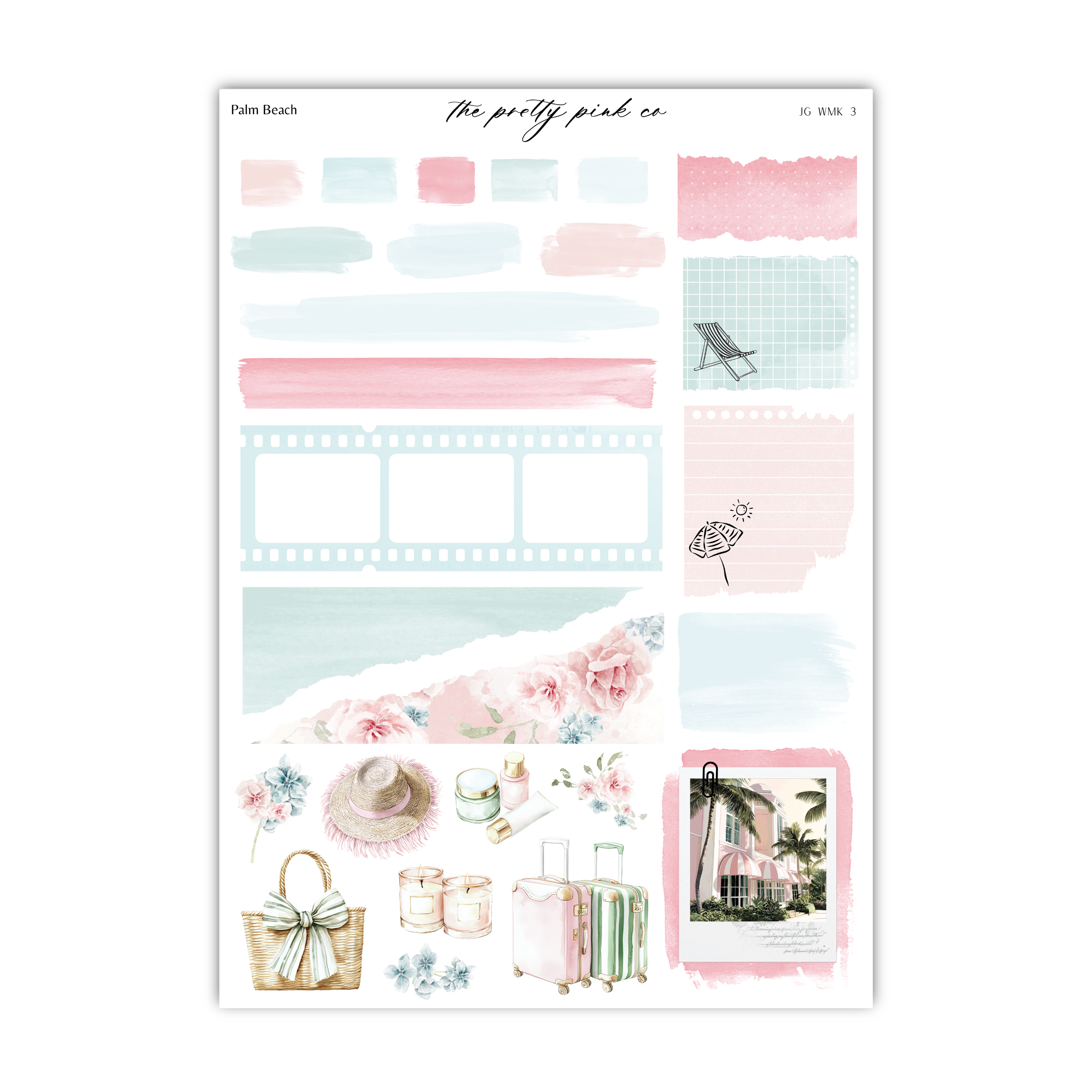 Palm Beach | Foiled Weekly Kit