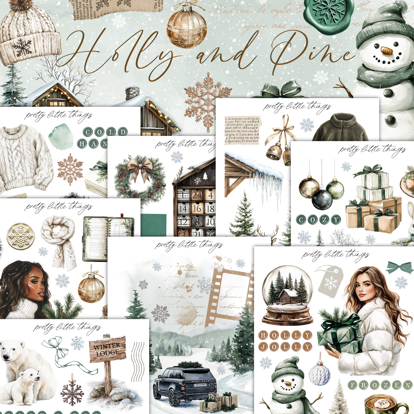 Holly and Pine Bundle