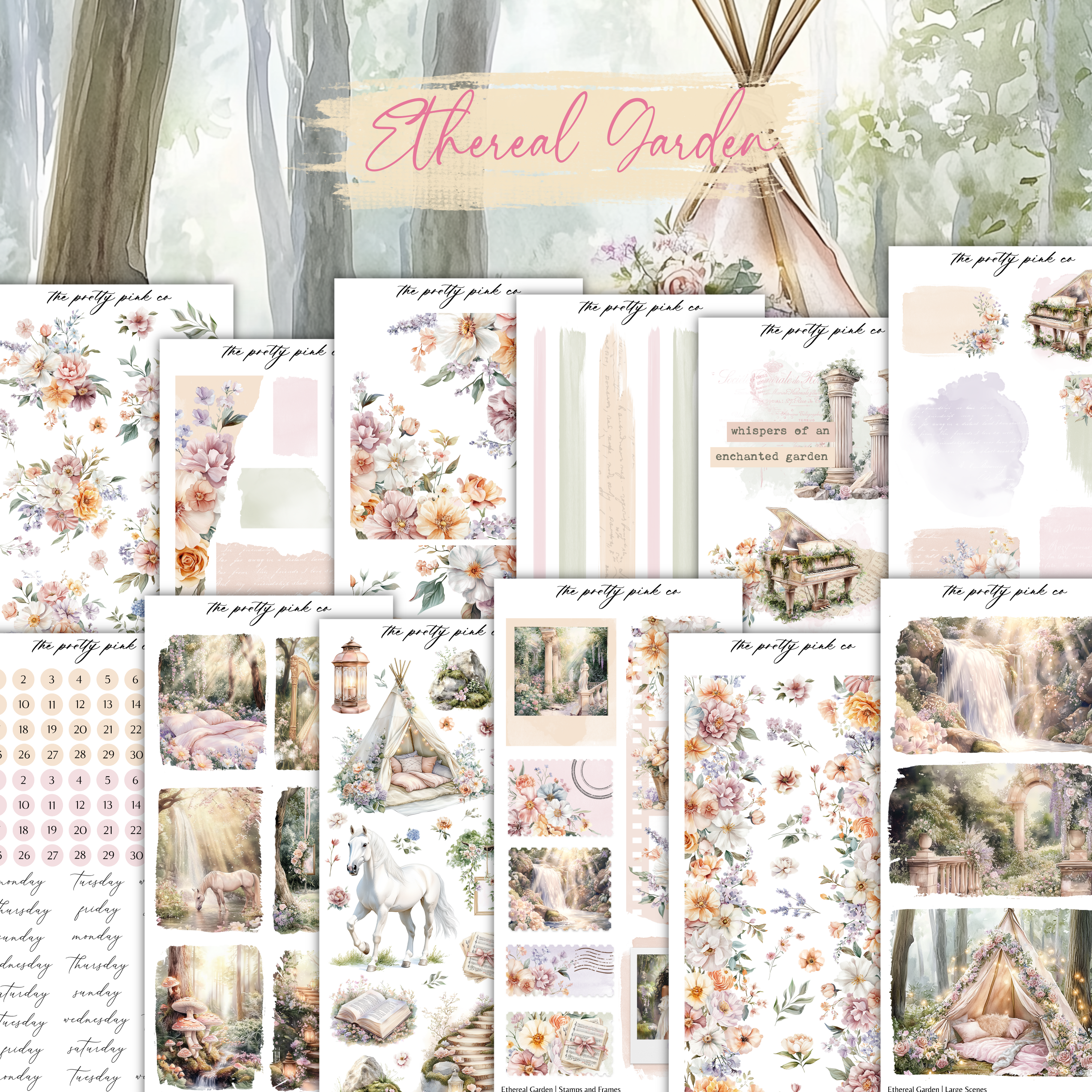 Ethereal Garden | Decorative Kit