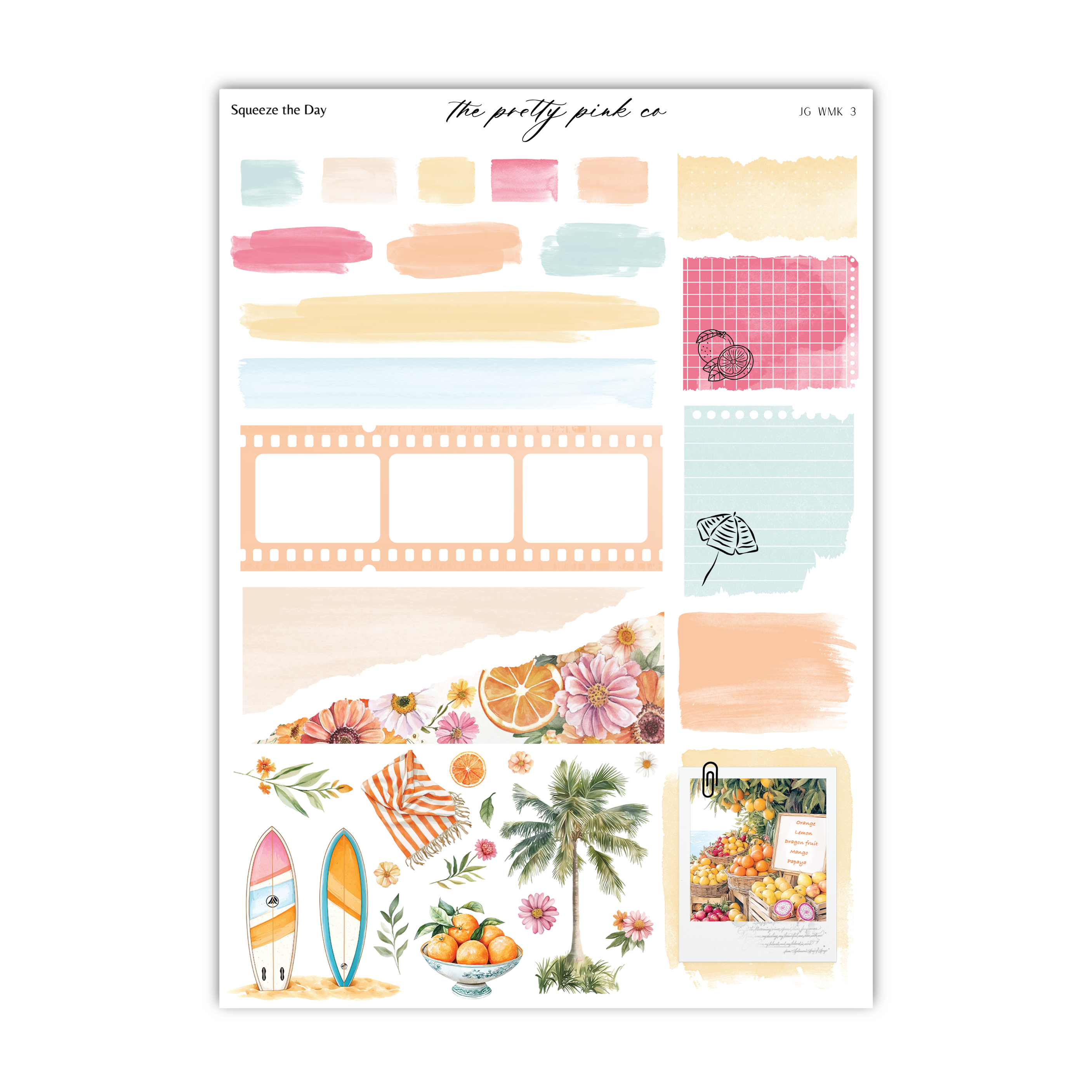 Squeeze The Day | Foiled Weekly Kit