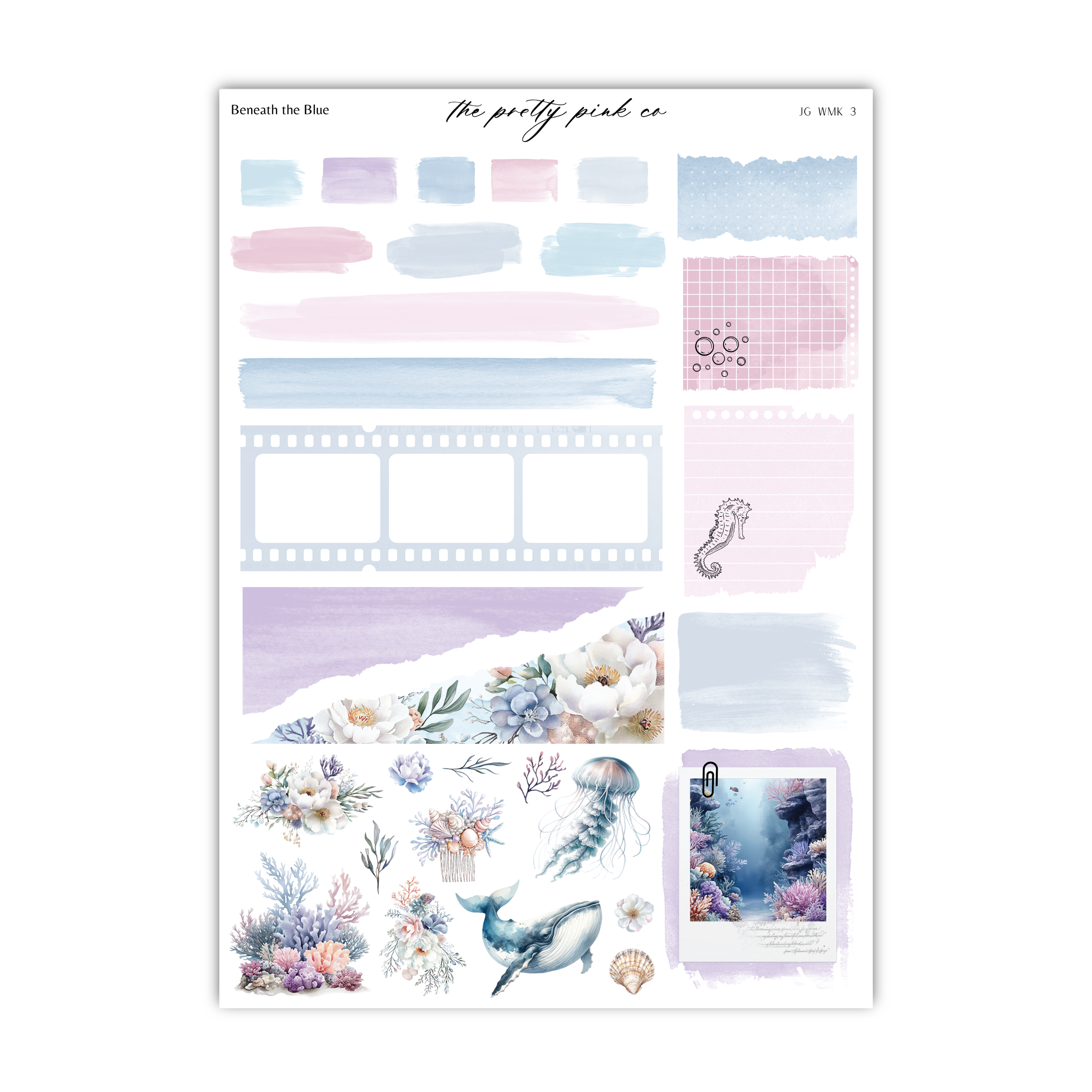 Beneath The Blue | Foiled Weekly Kit