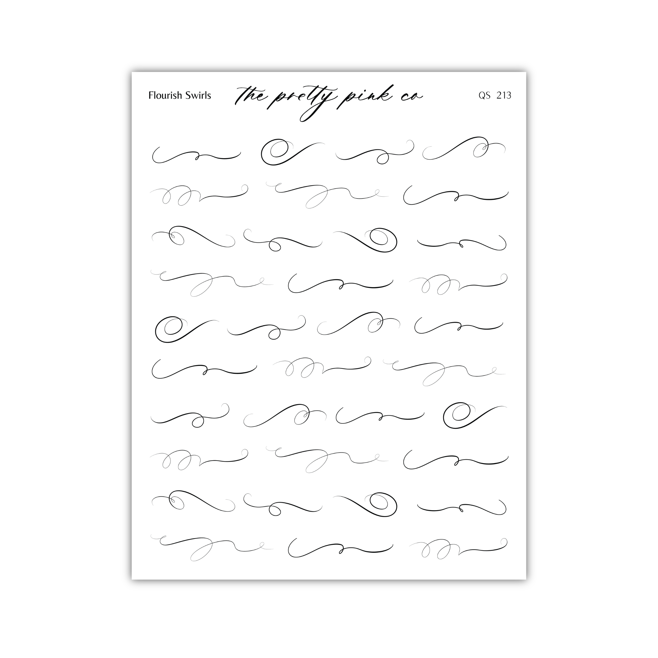 Flourish Swirls