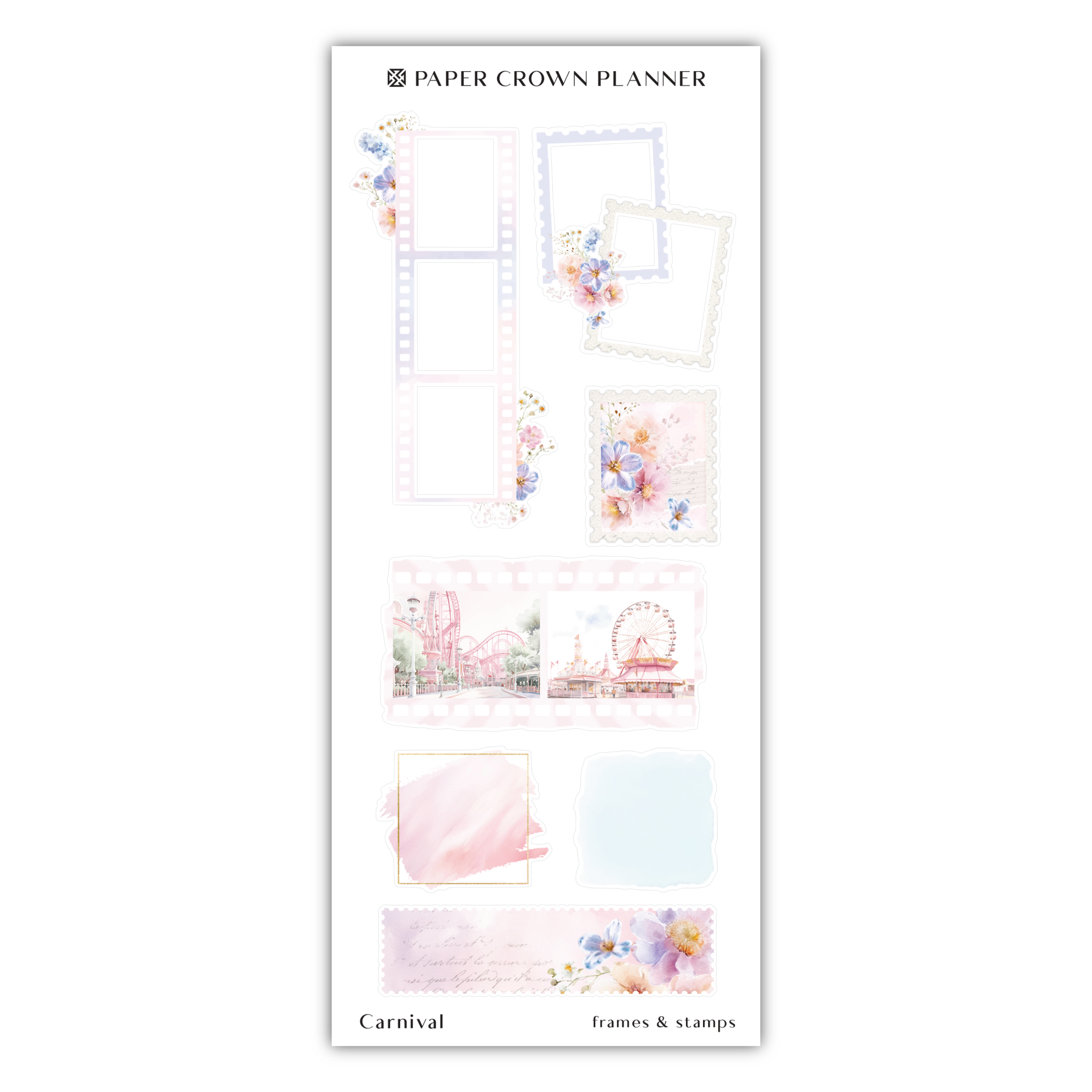 paper crown planner stickers