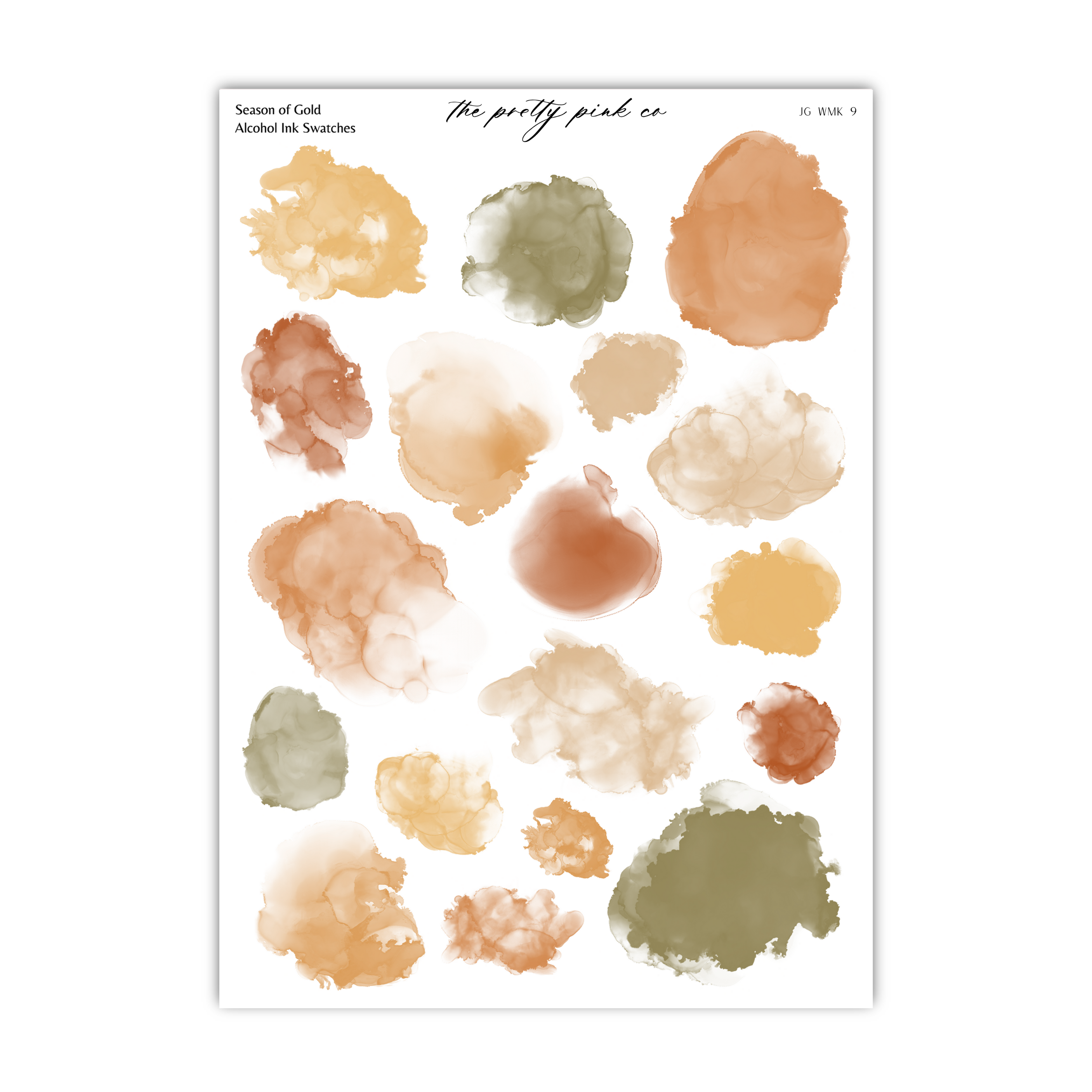 Season of Gold | Ink Swatches