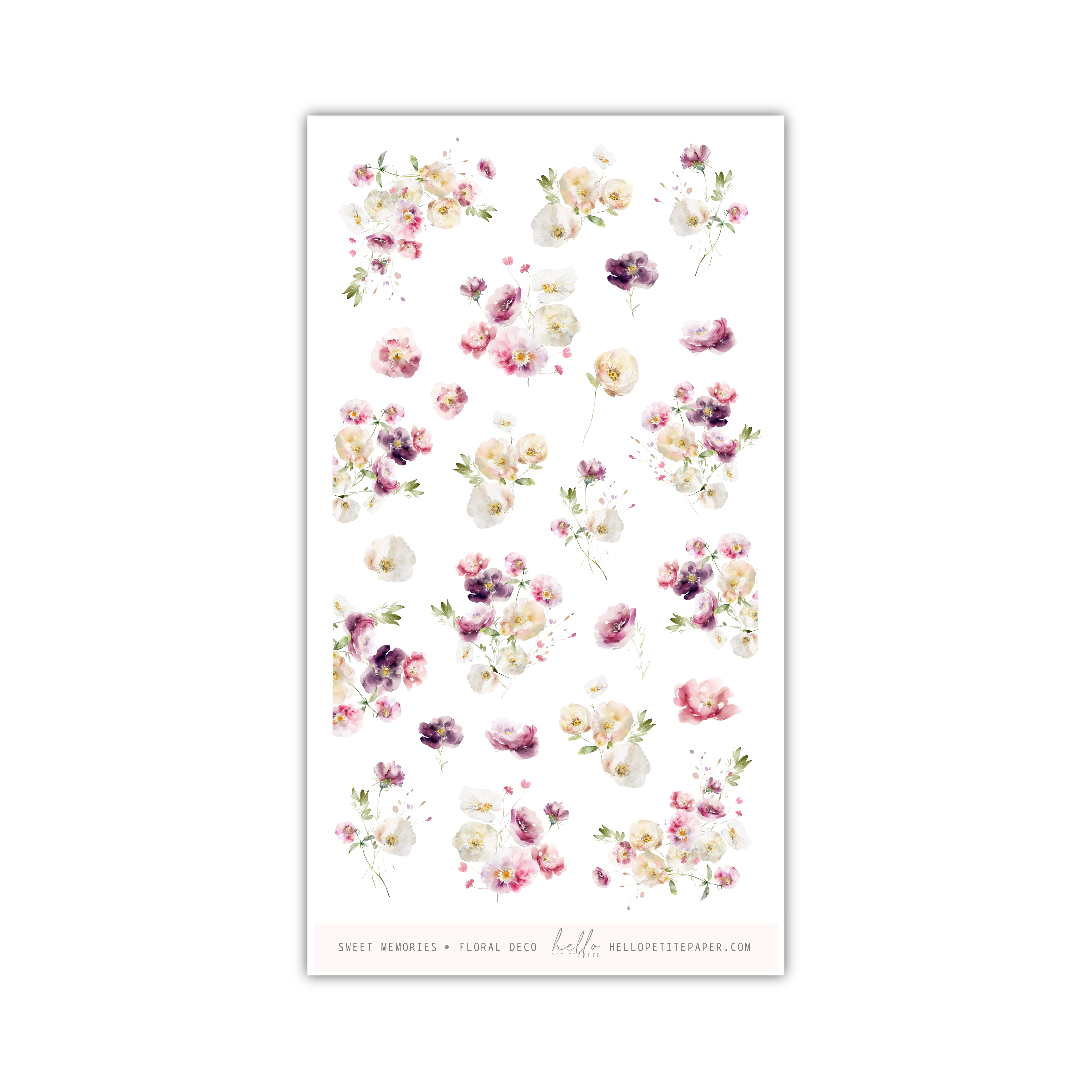 Sweet Memories | Florals | Hello Petite Paper Collab