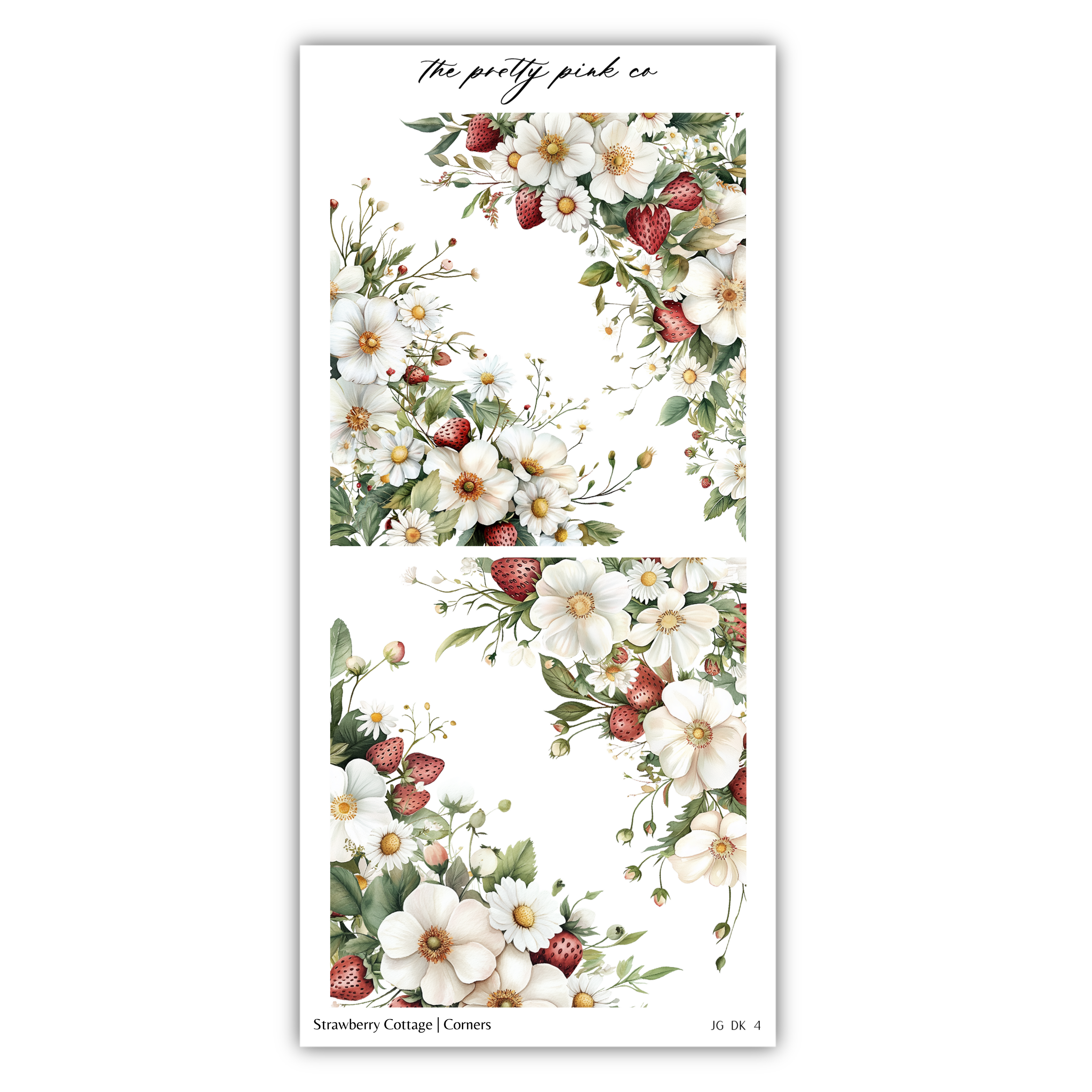 Strawberry Cottage | Decorative Kit