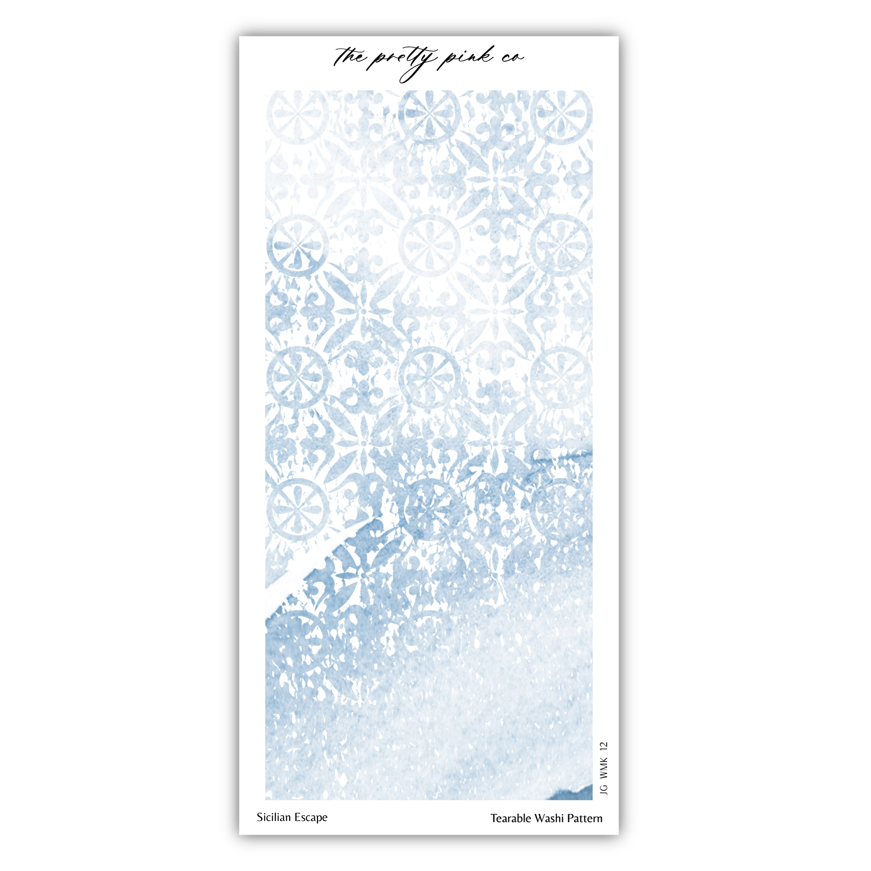 Sicilian Escape | Tearable Washi Pattern