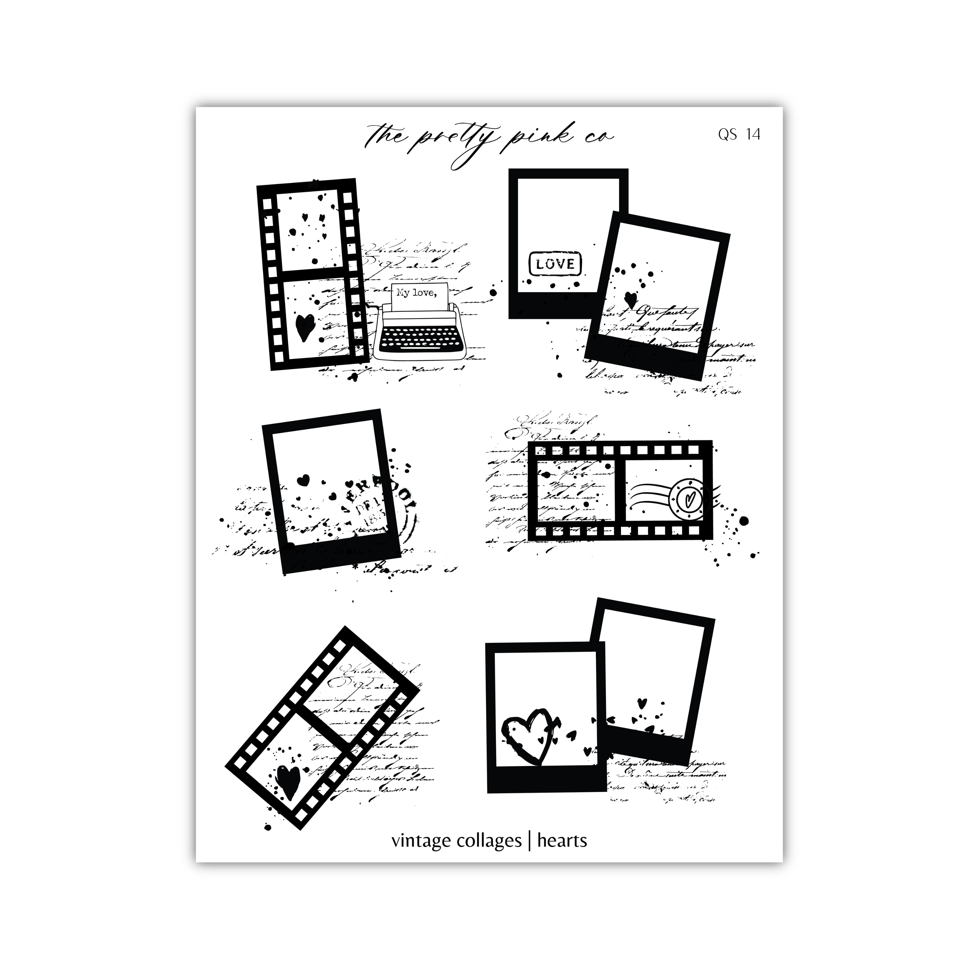 a black and white picture of a film strip