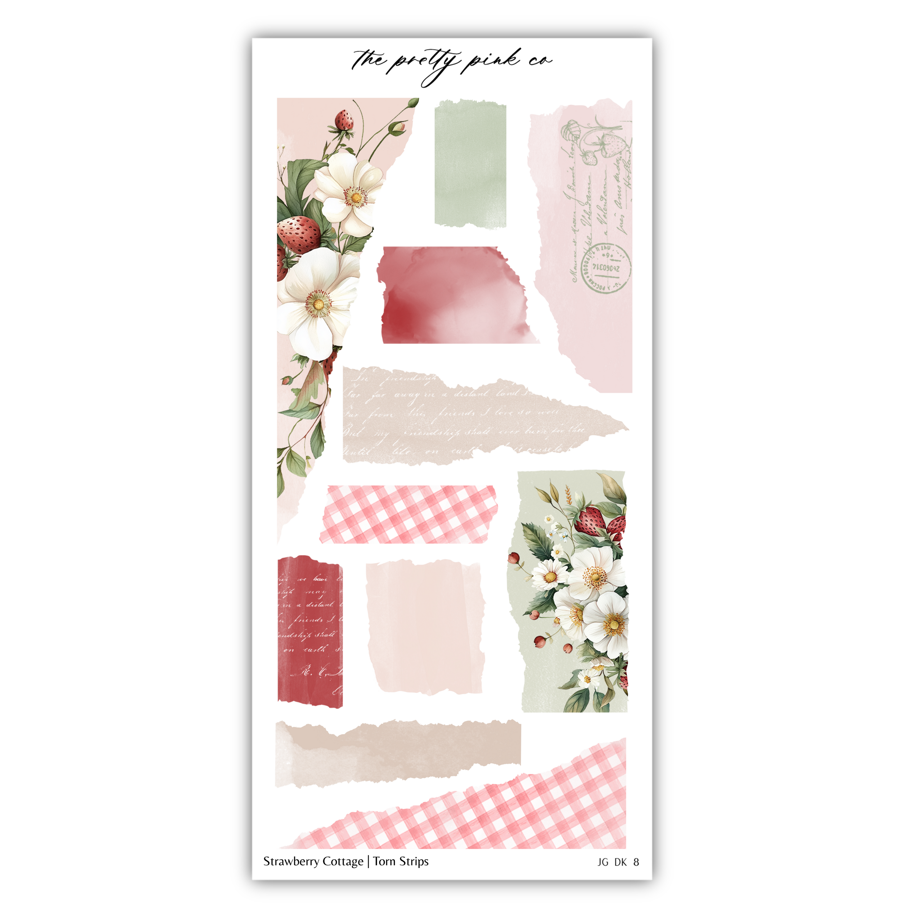 Strawberry Cottage | Decorative Kit