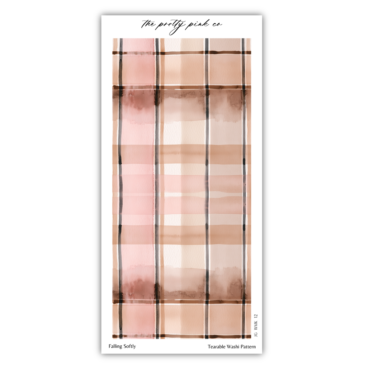 Falling Softly | Tearable Washi Pattern