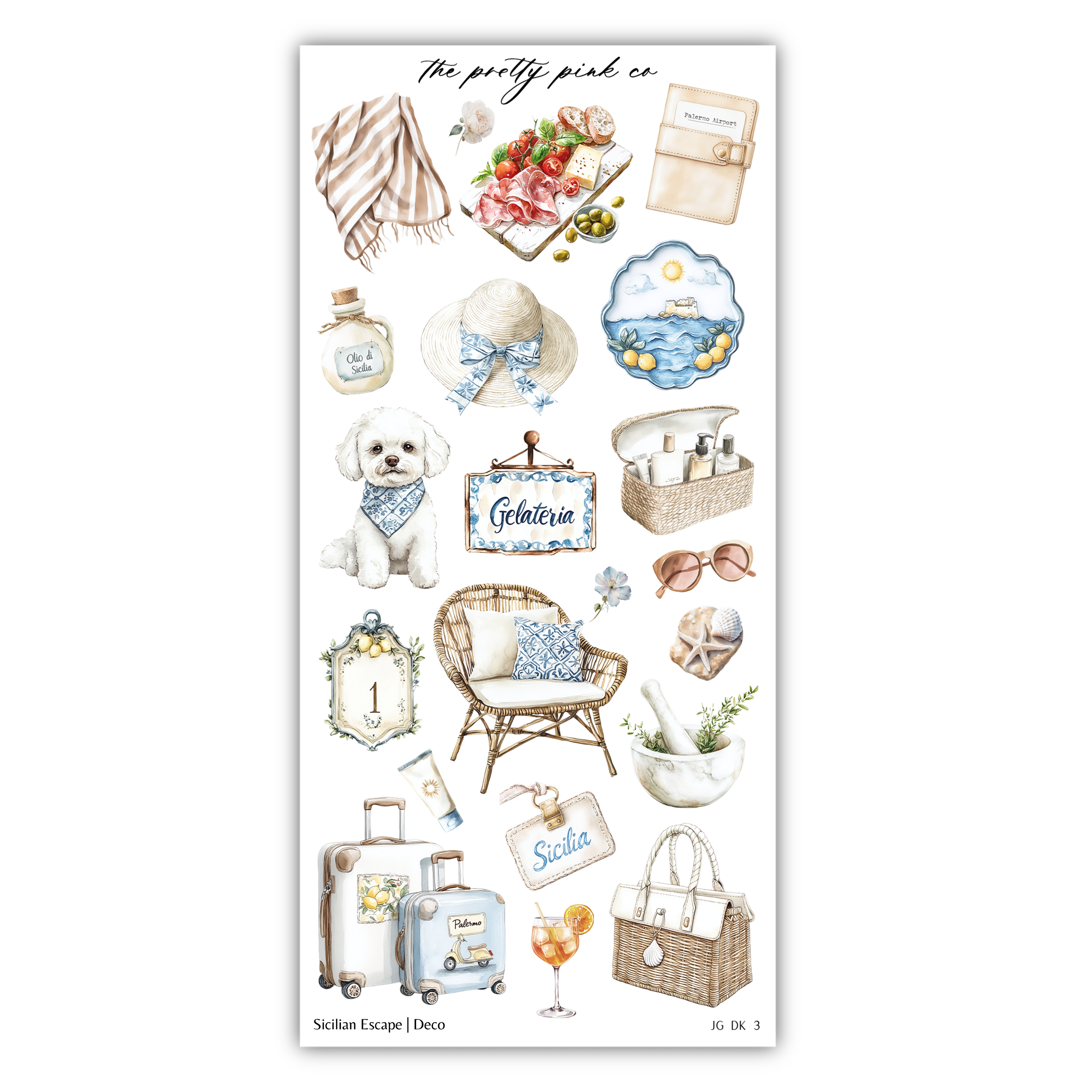 Sicilian Escape | Decorative Kit