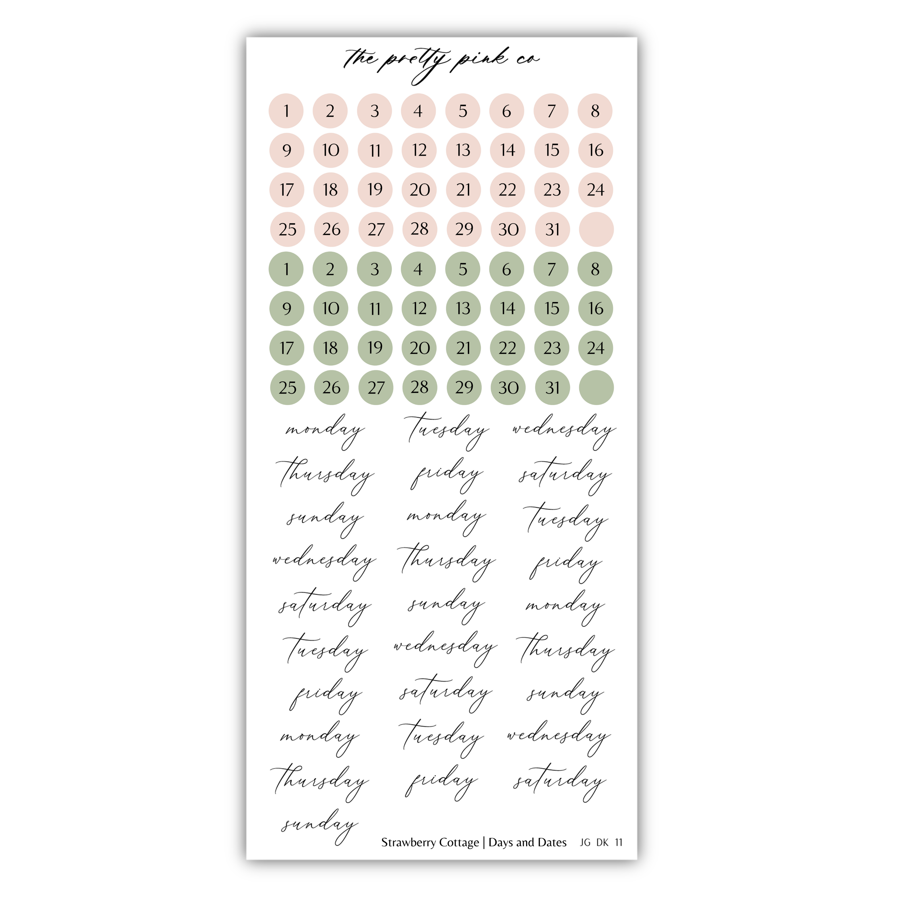 Strawberry Cottage | Decorative Kit