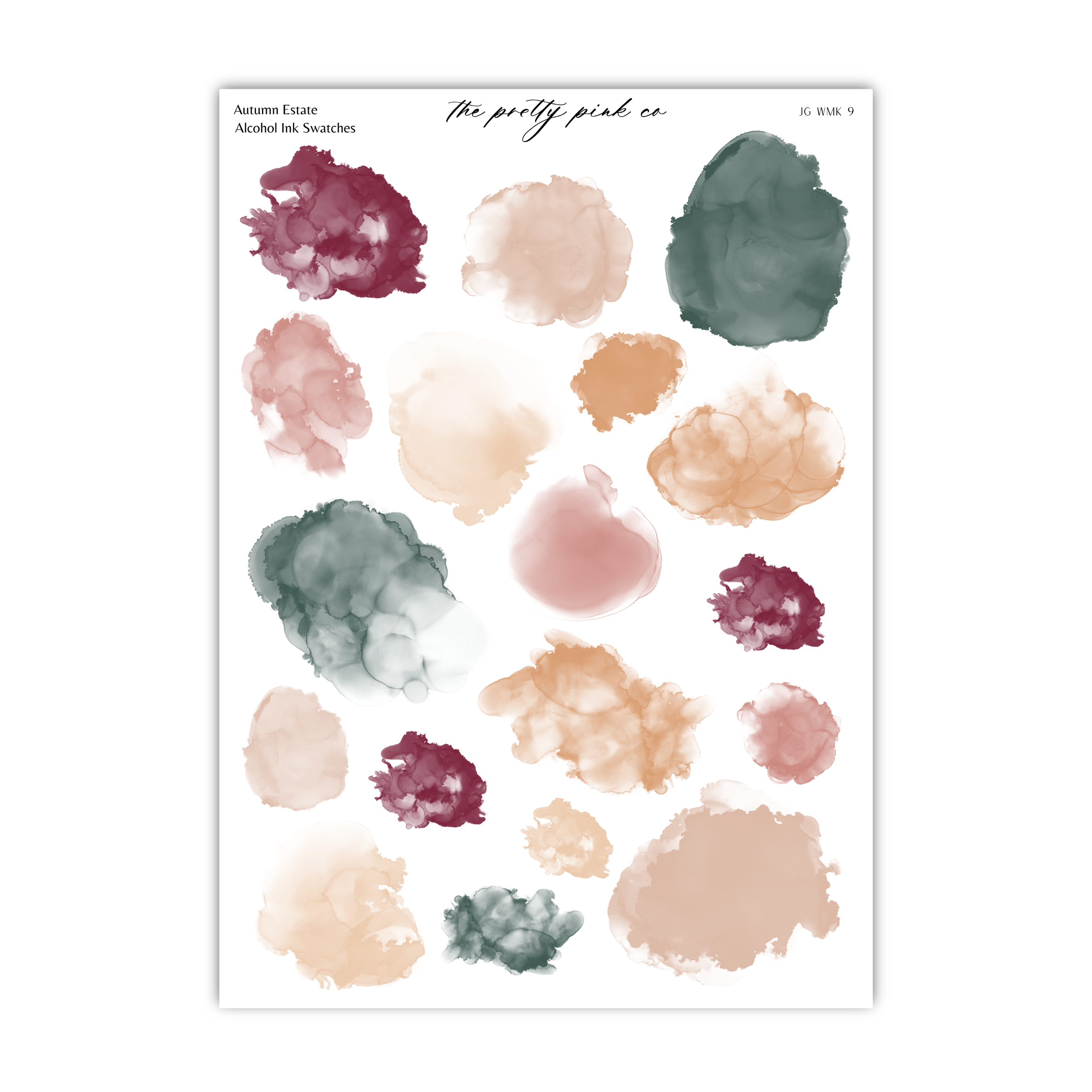 Autumn Estate | Ink Swatches