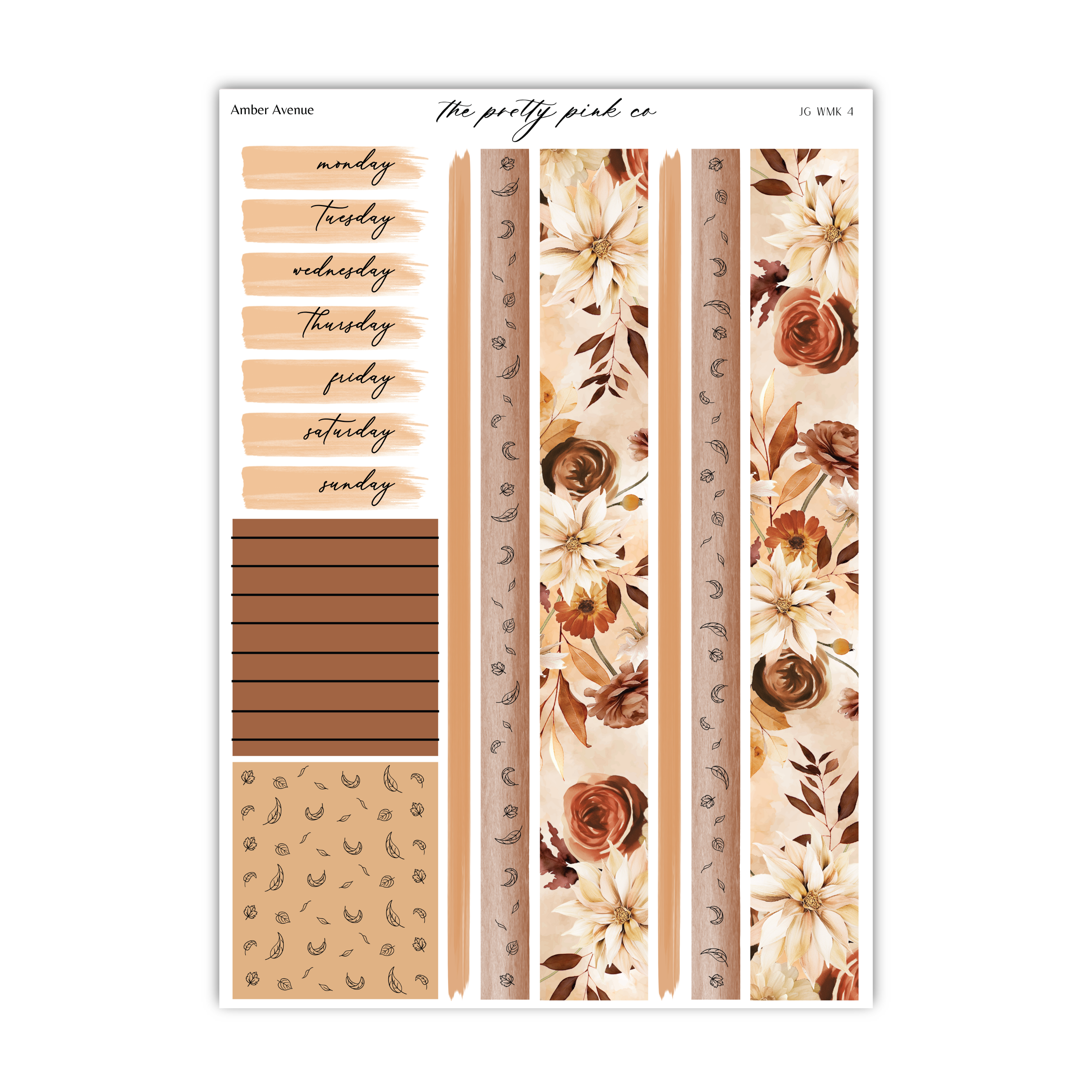 Amber Avenue | Foiled Weekly Kit
