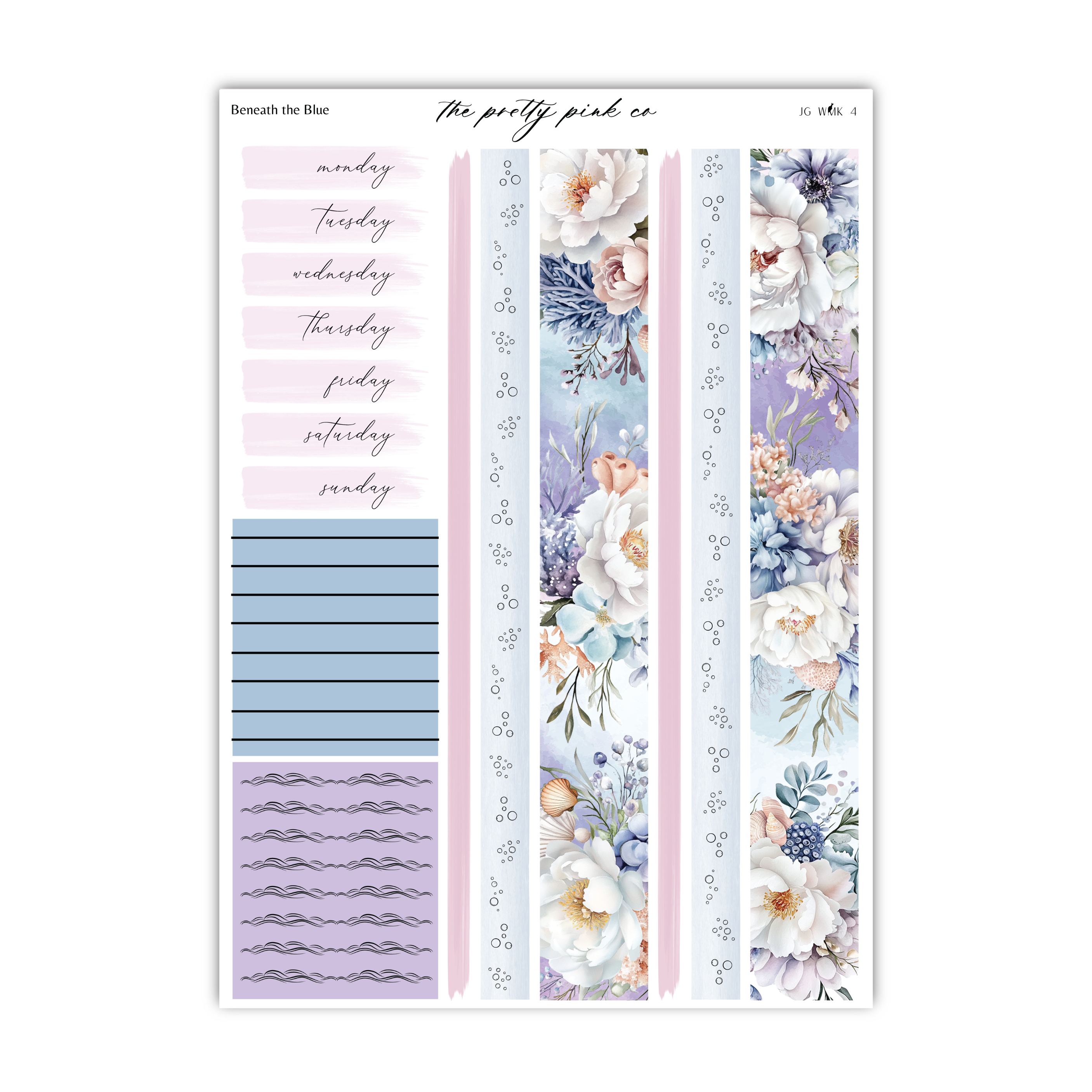 Beneath The Blue | Foiled Weekly Kit