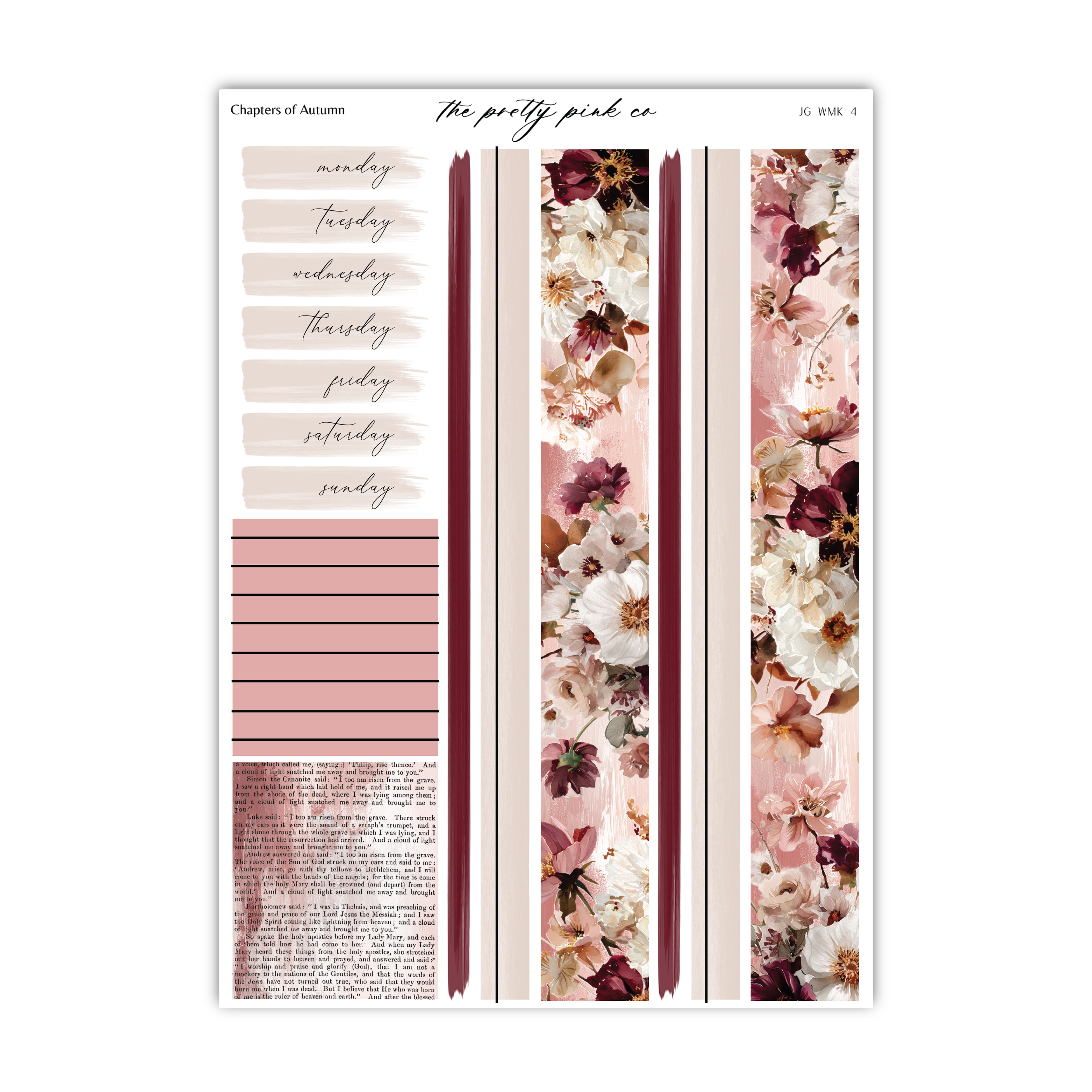 Chapters of Autumn | Foiled Weekly Kit