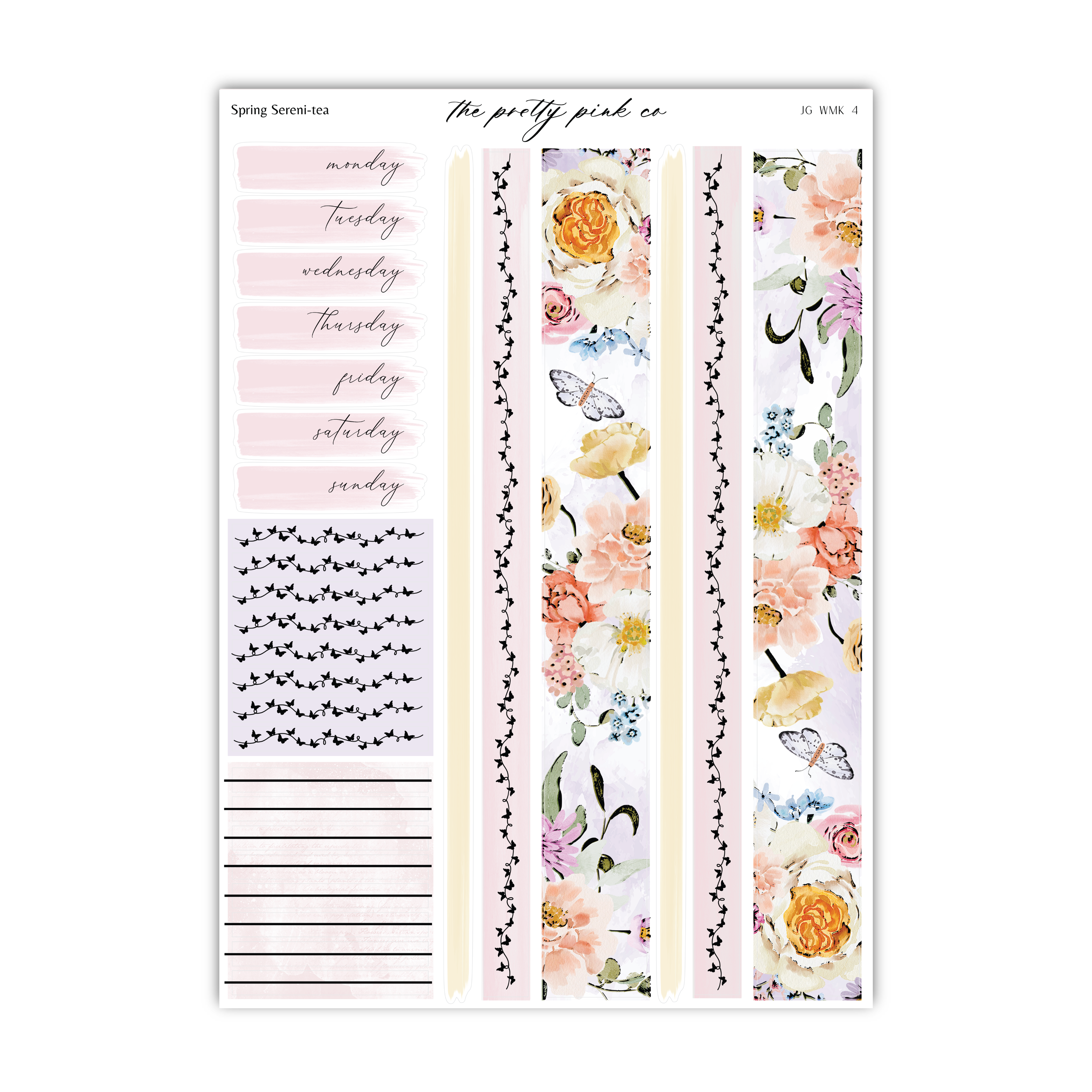 Spring Sereni-tea | Foiled Weekly Kit