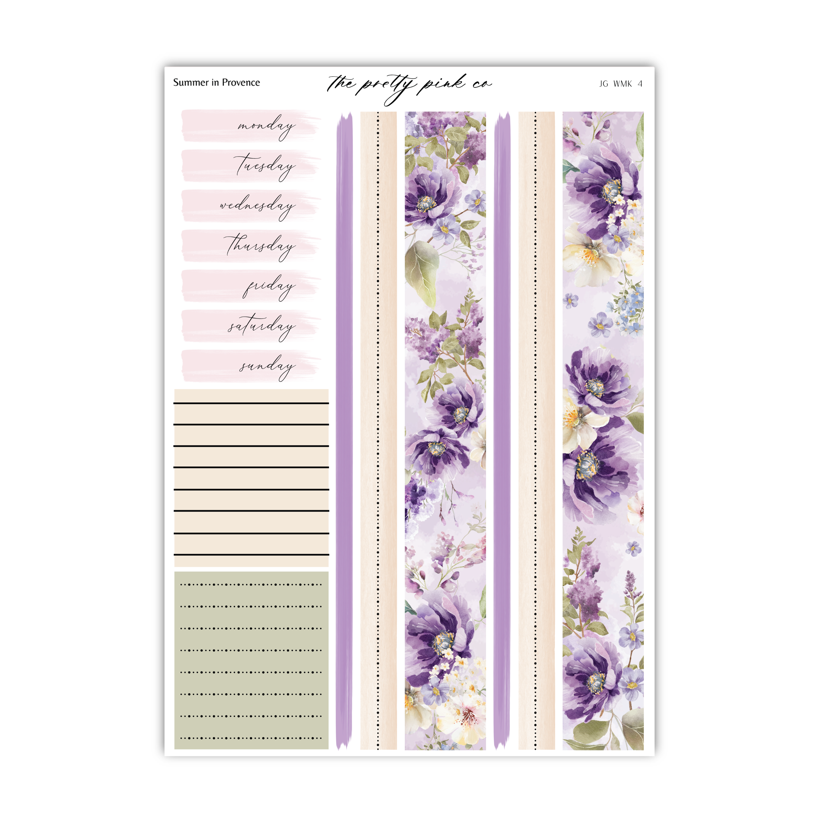Summer in Provence | Foiled Weekly Kit