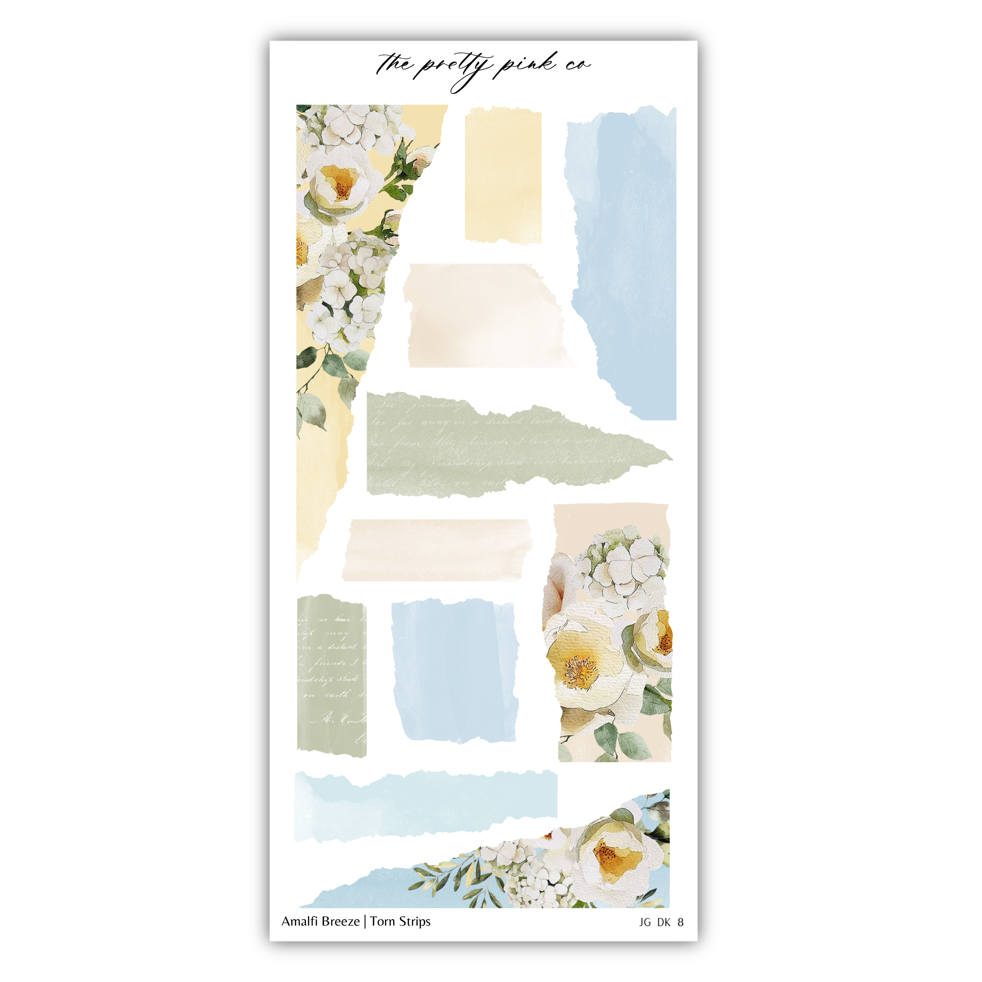 The image is a collage of various watercolor-style images, including floral and abstract elements, arranged in a visually appealing manner.