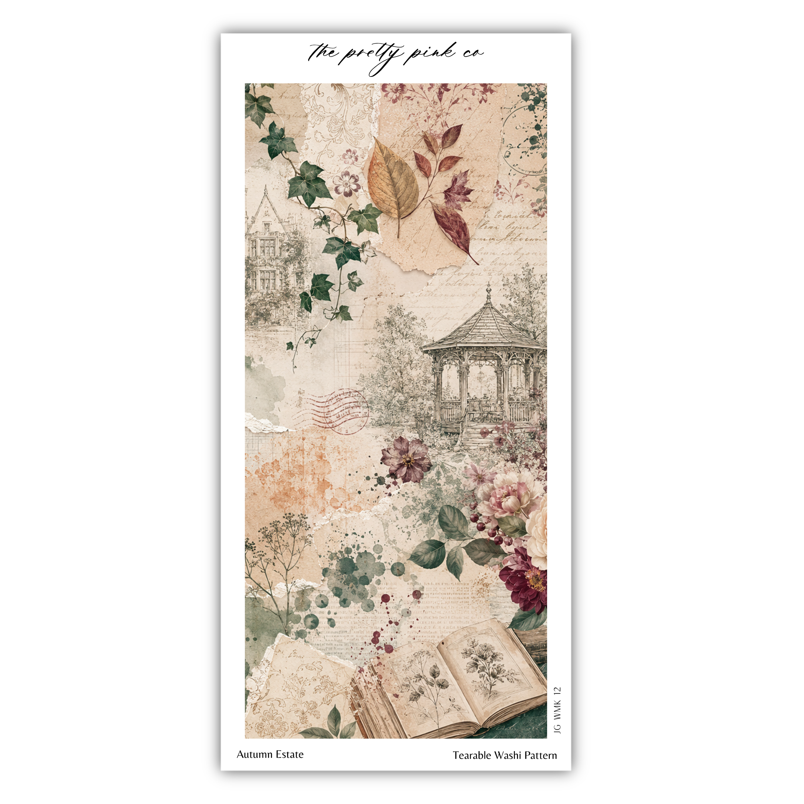 Autumn Estate | Tearable Washi Pattern