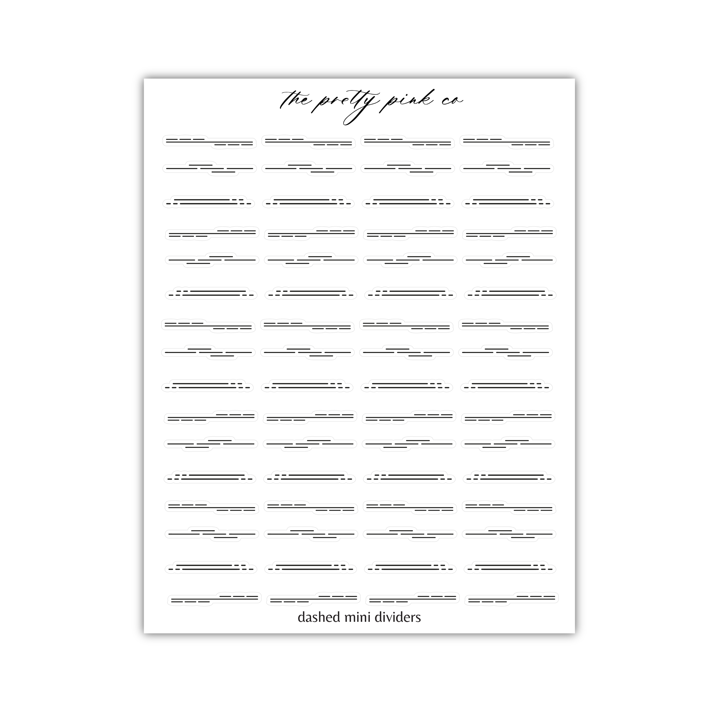 a black and white print of the daily planner