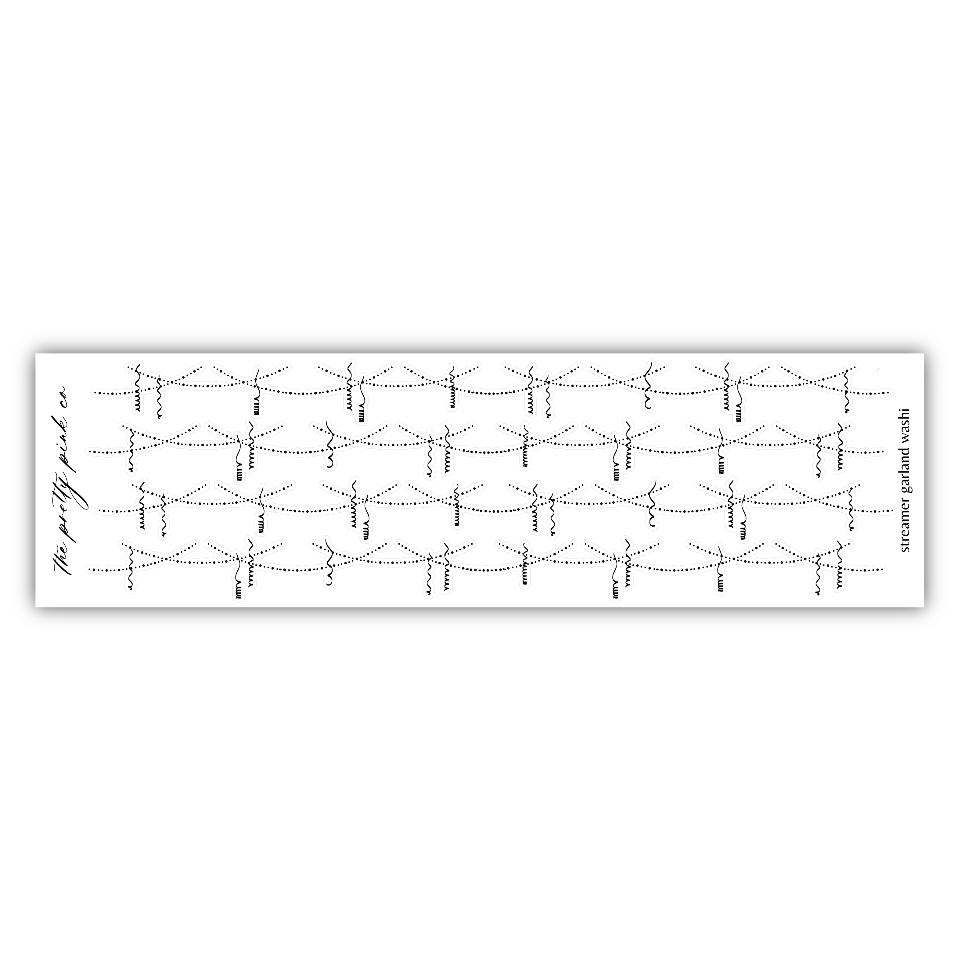 a sheet of paper with a pattern on it