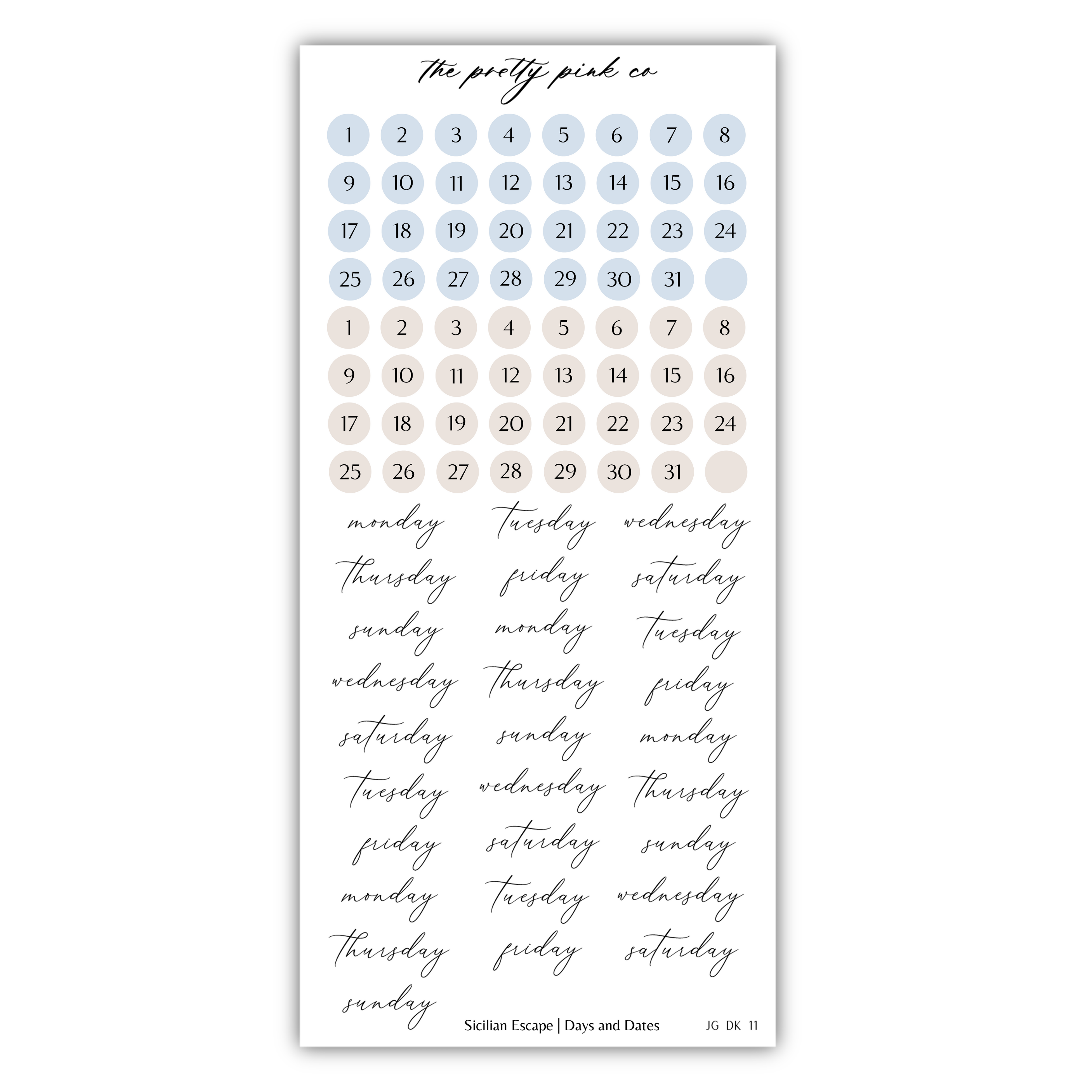 Sicilian Escape | Decorative Kit