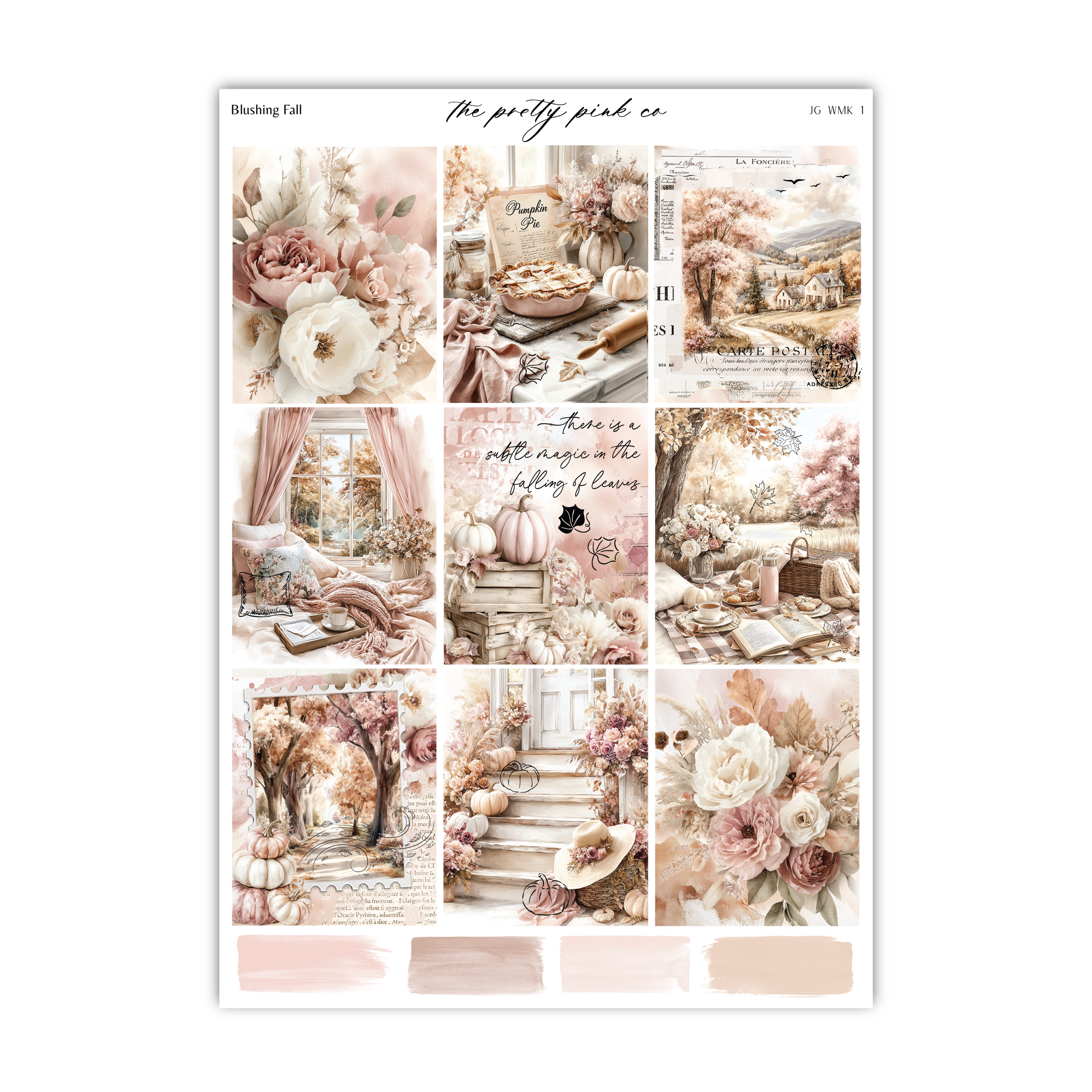 Blushing Fall | Foiled Weekly Kit