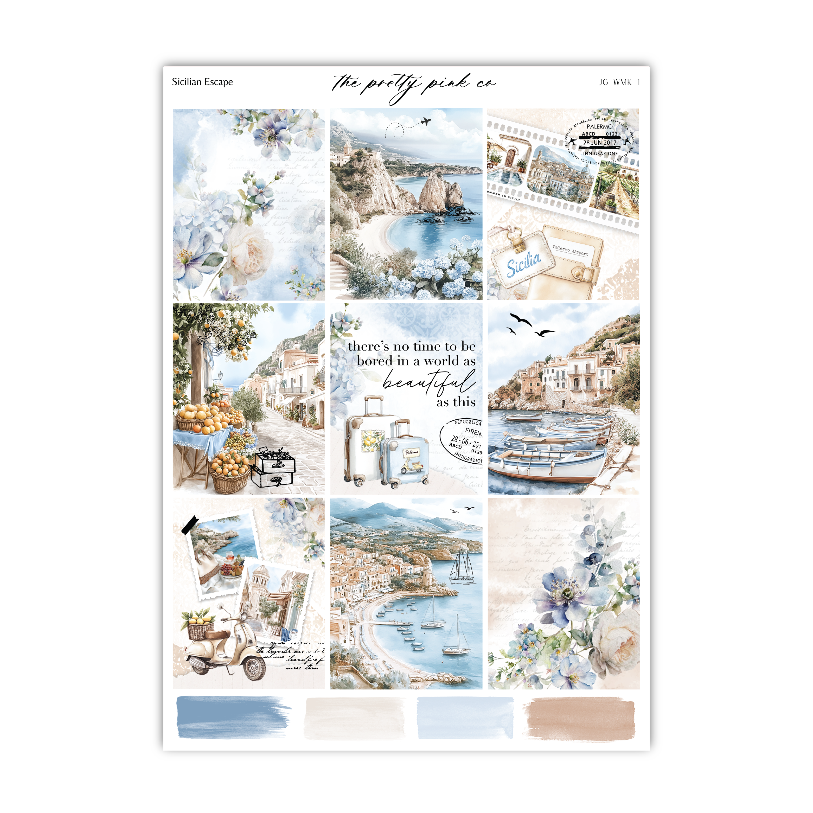 Sicilian Escape | Foiled Weekly Kit