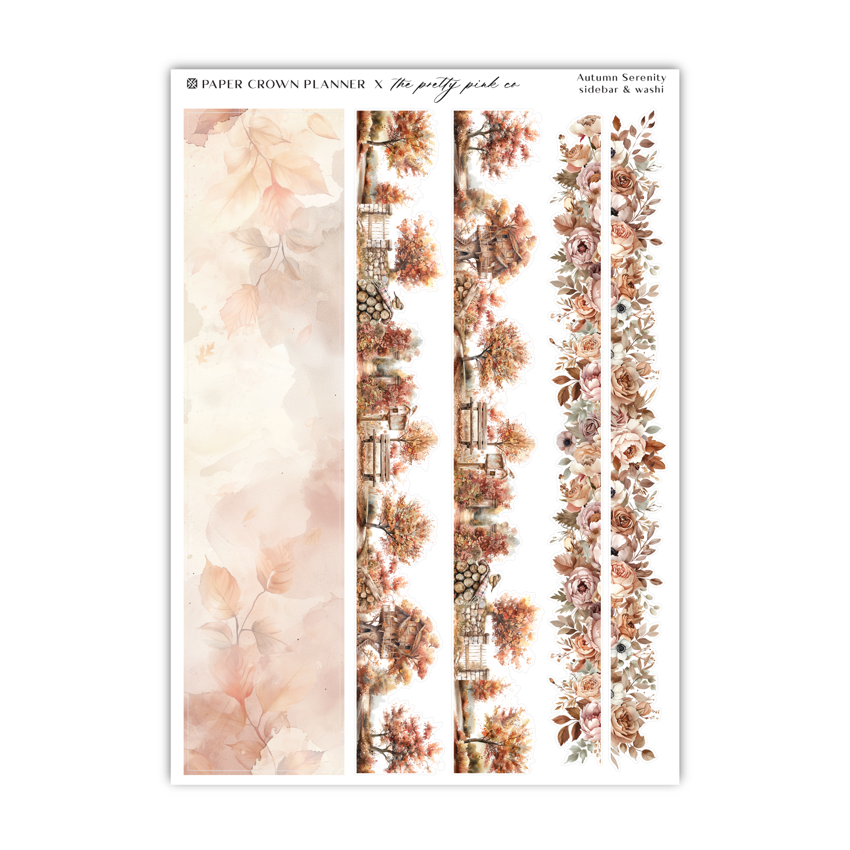 a sheet of paper with flowers on it