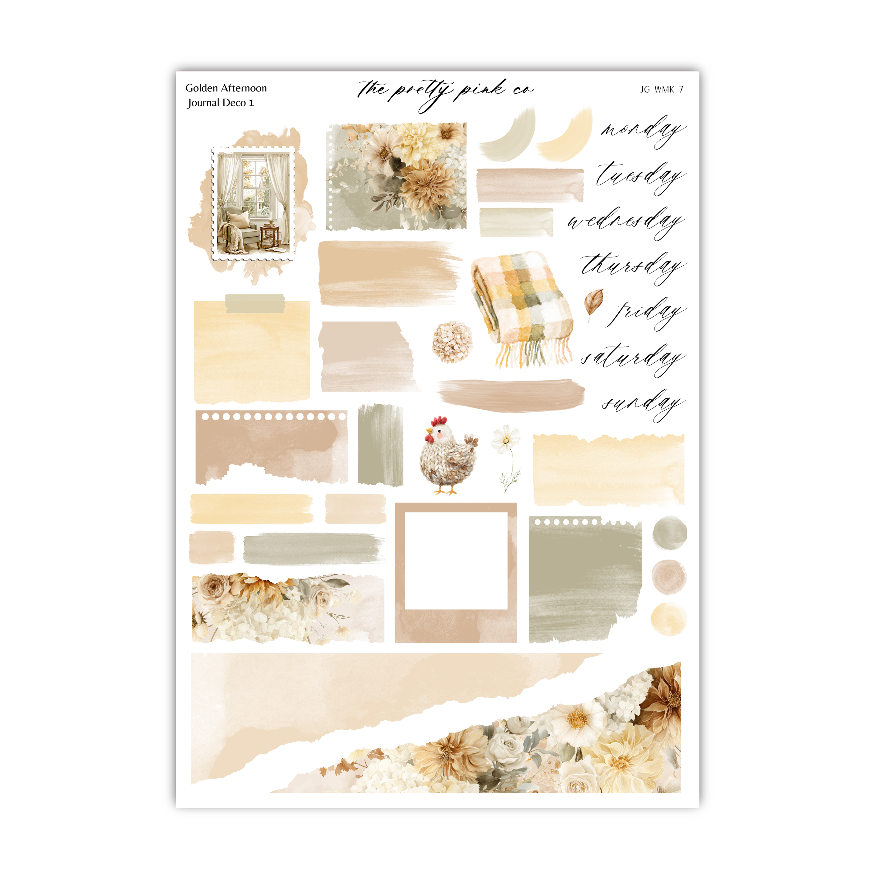 The image is a collage of various elements, including a bird, flowers, and text, arranged in a visually appealing manner.