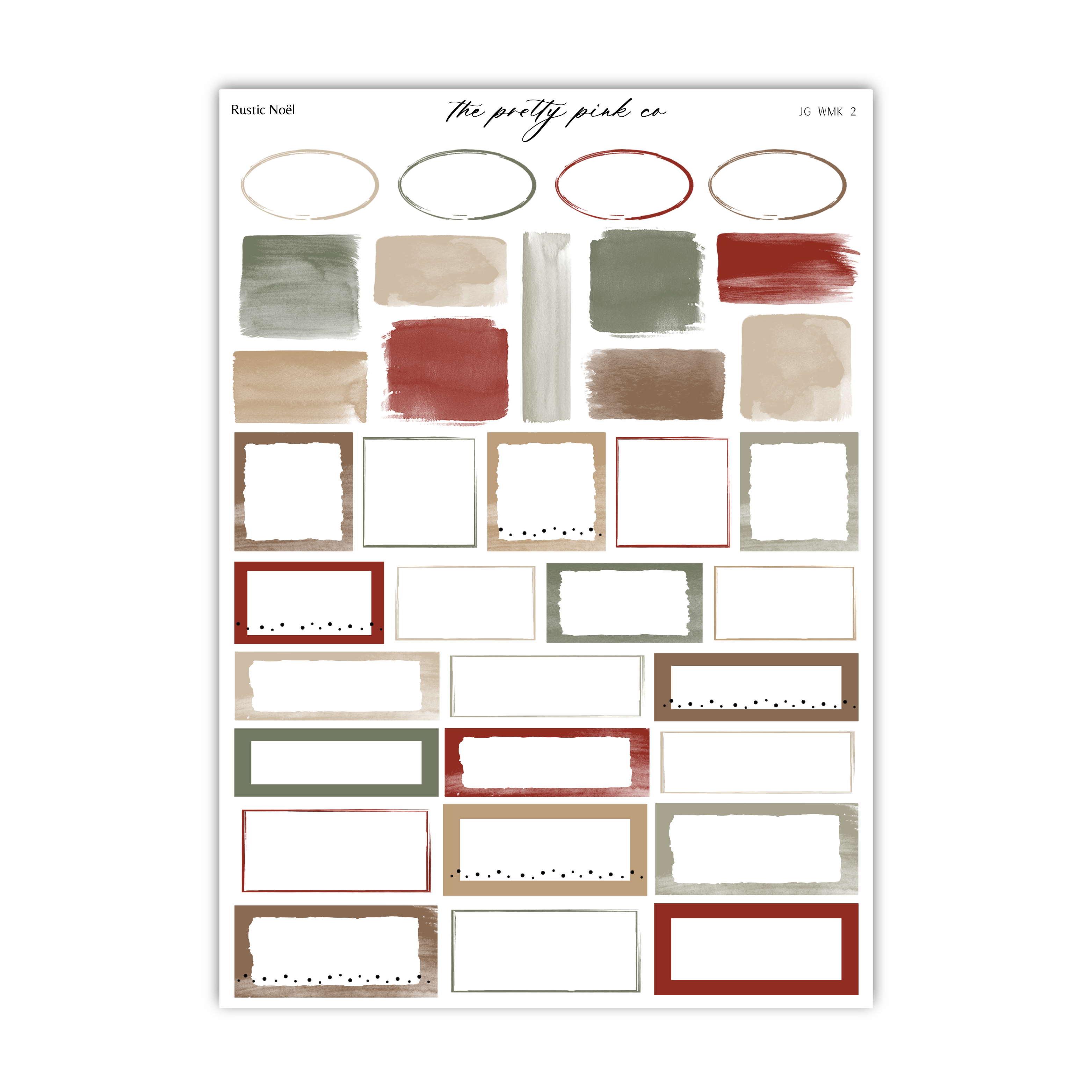 Rustic Noël | Foiled Weekly Kit