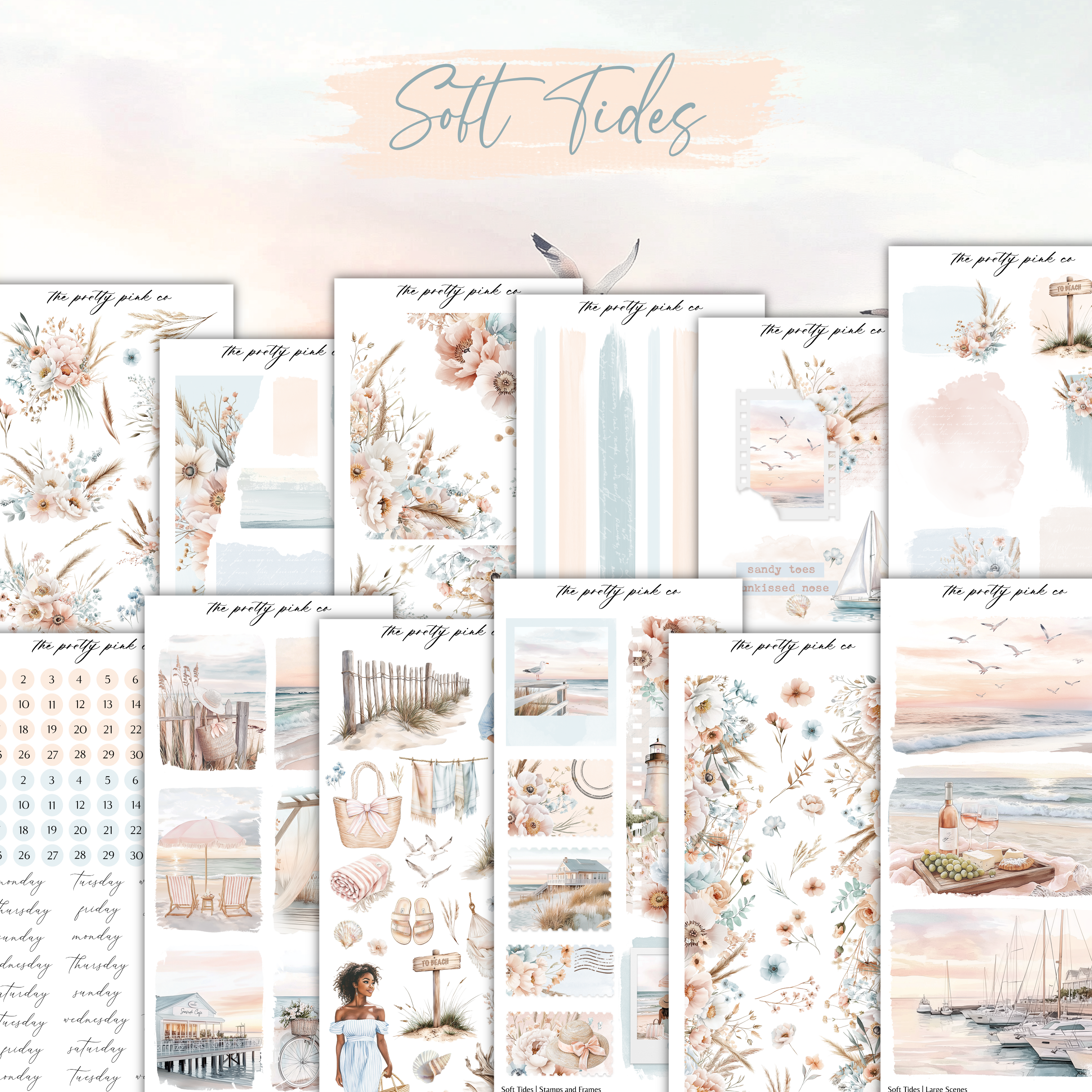 Soft Tides | Decorative Kit