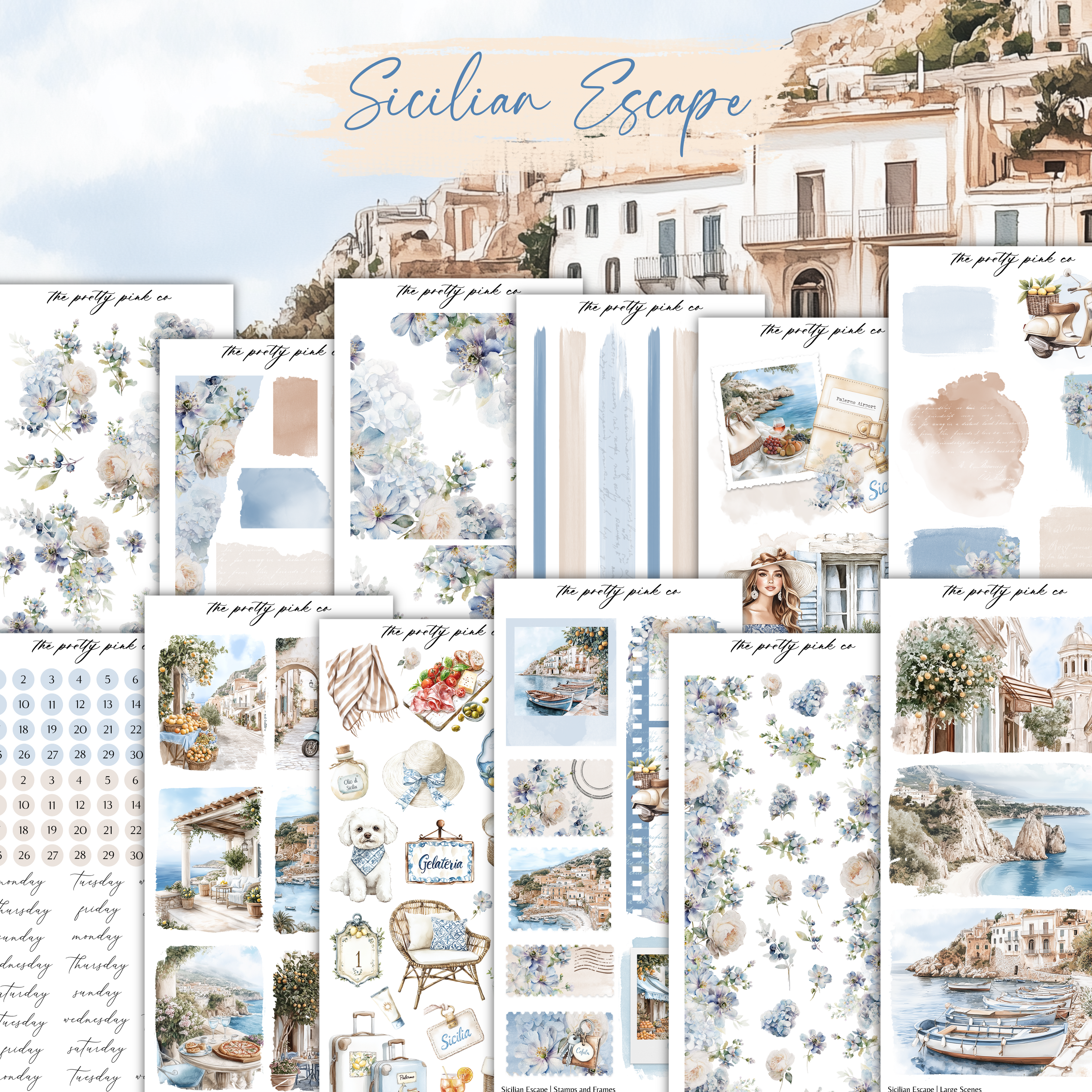 Sicilian Escape | Decorative Kit