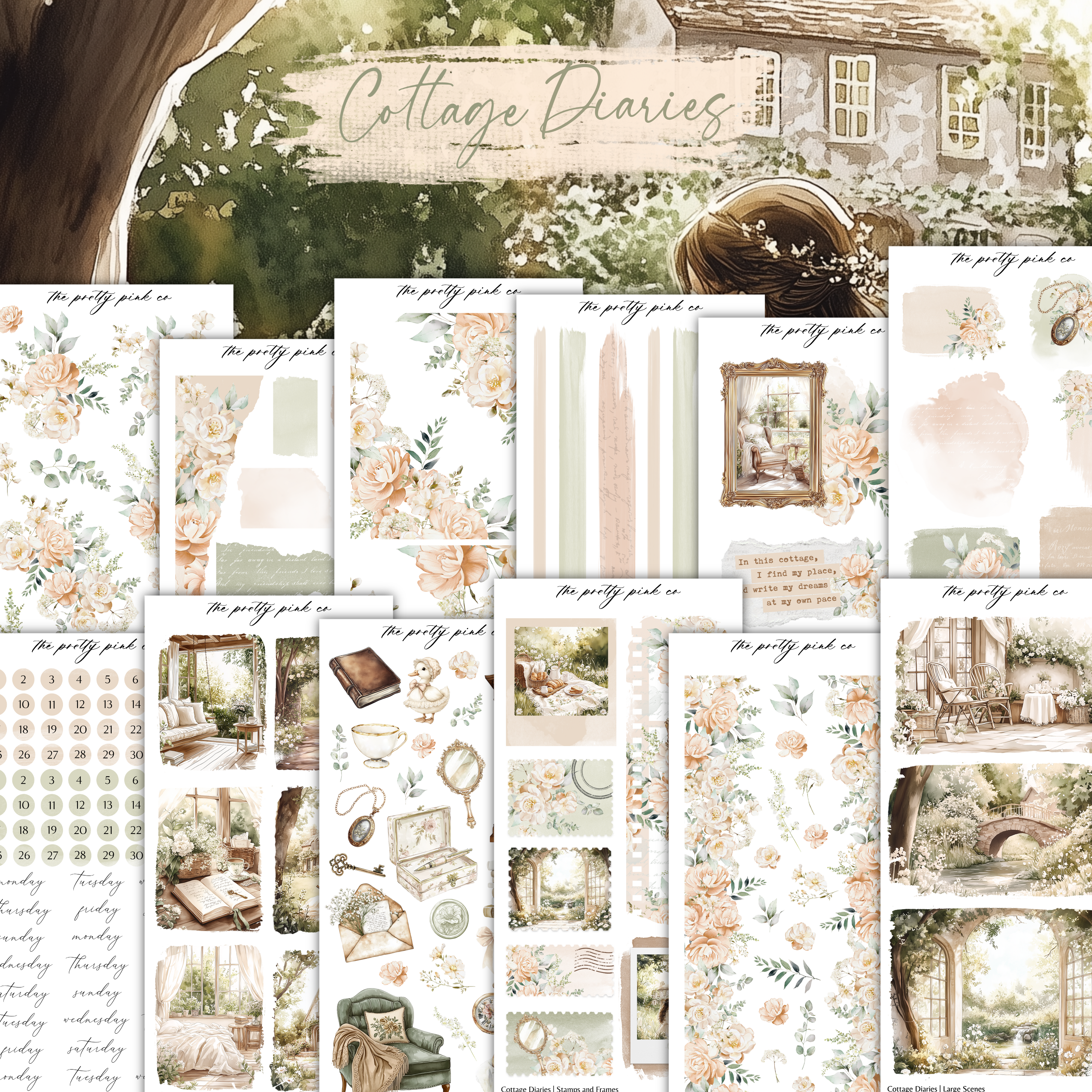 Cottage Diaries | Decorative Kit