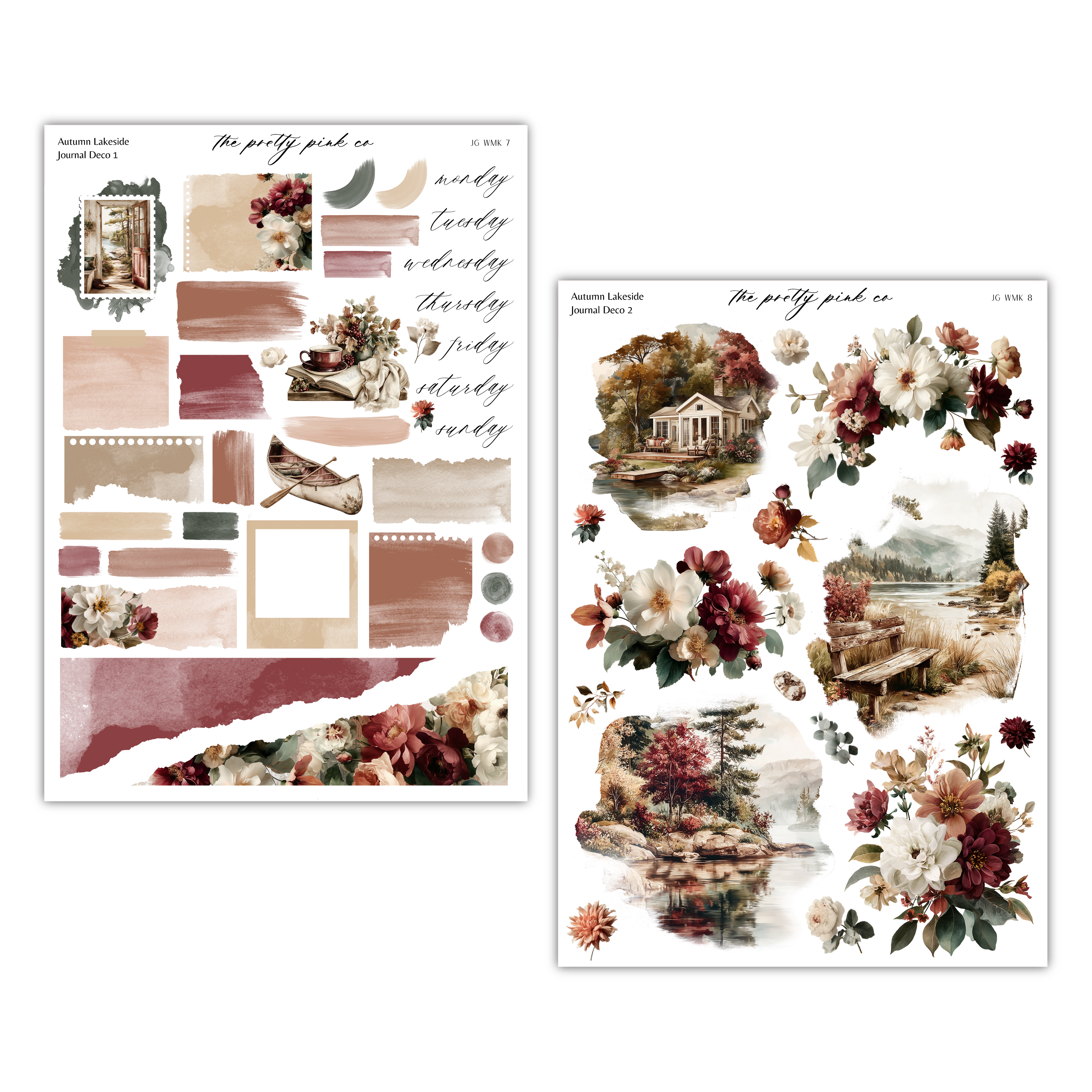 two separate images, each featuring a variety of floral and landscape elements. The images are arranged side by side, showcasing different scenes and compositions. The images are not described in detail, and the phrases like 'The image depicts', 'The image displays', 'The image shows', 'In the image', 'The image captures', 'The image features', and 'The image features' are not used.