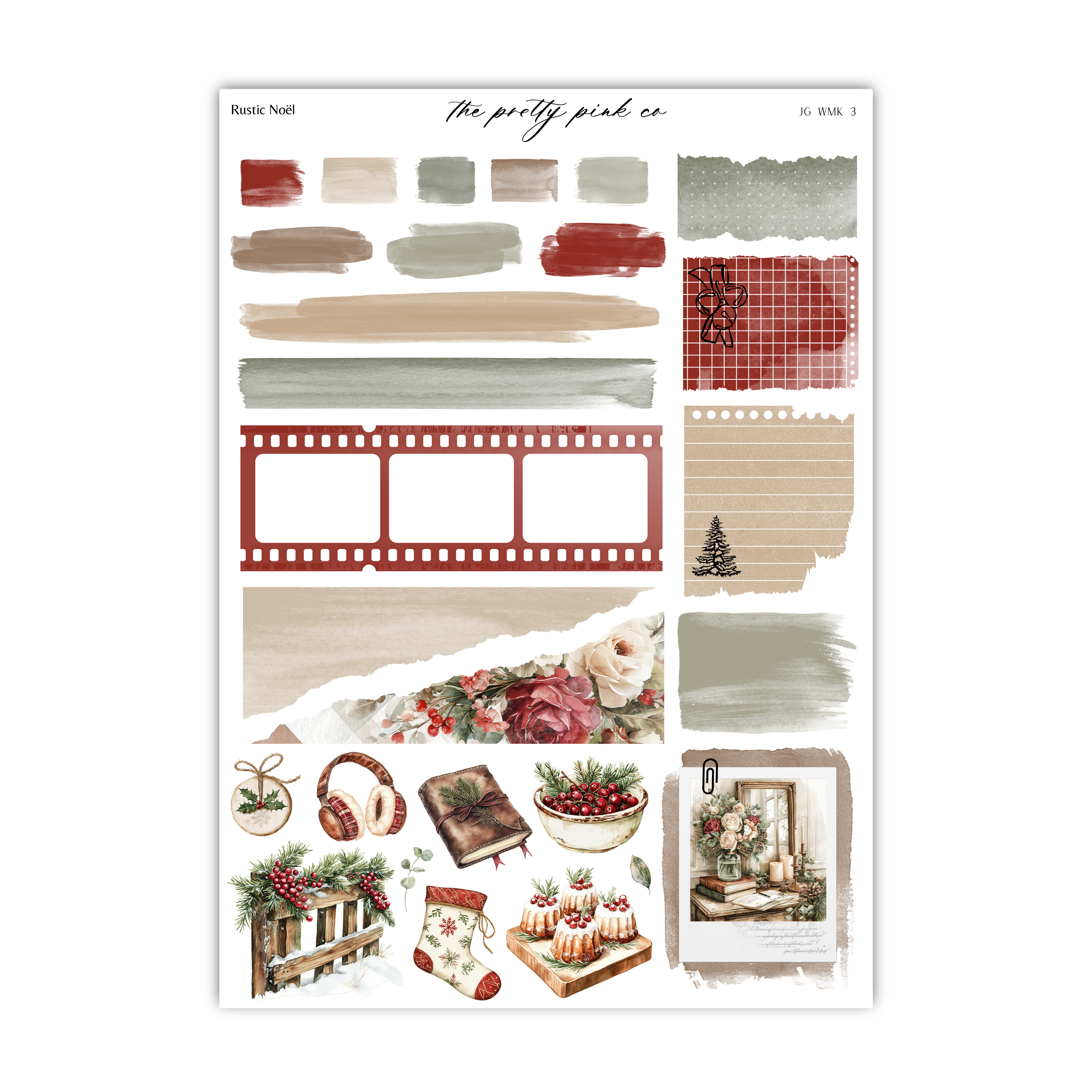 Rustic Noël | Foiled Weekly Kit