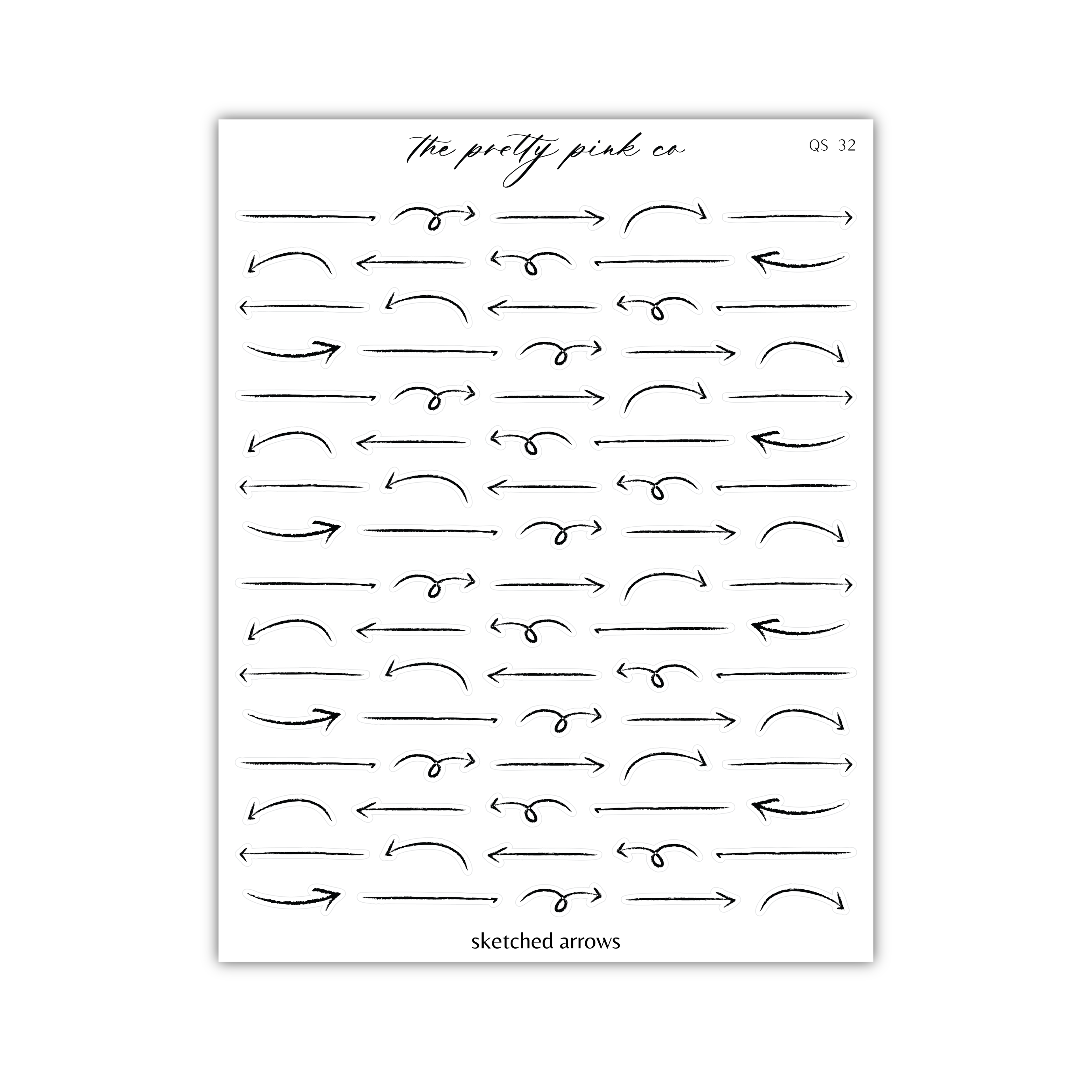 a sheet of handwritten calligraphy on a white background