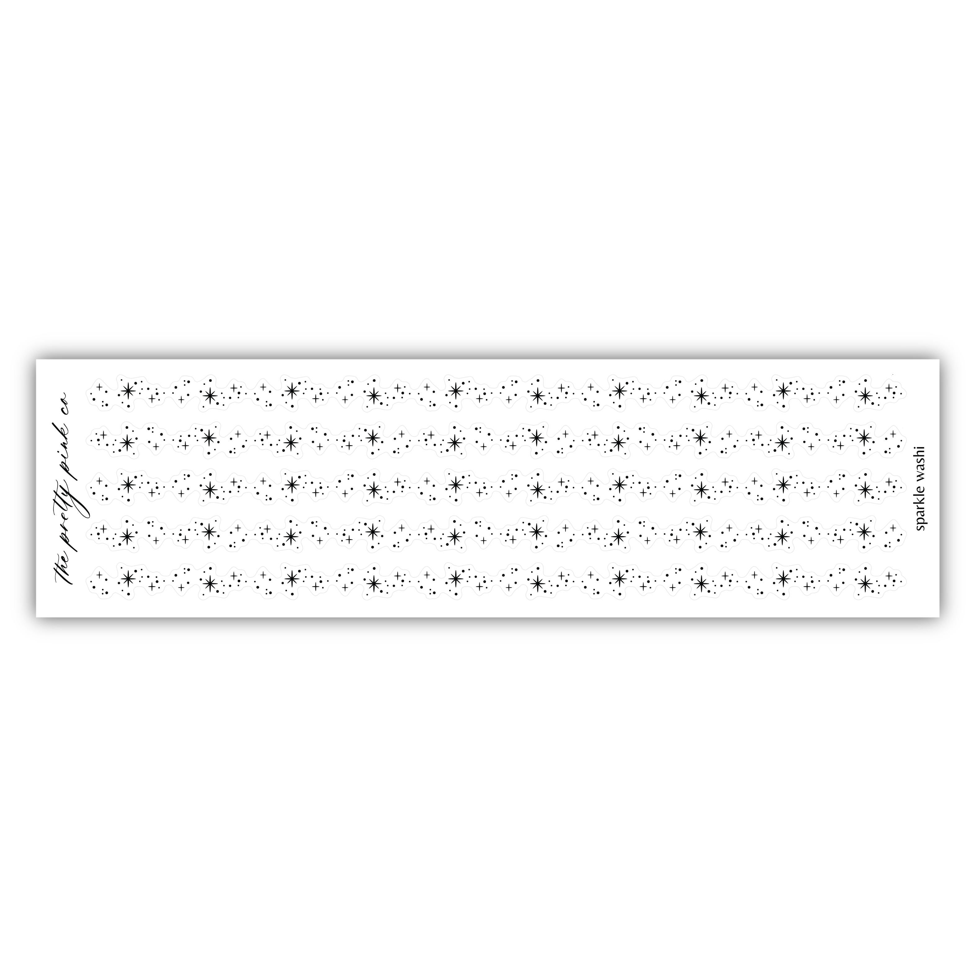 a sheet of white paper with small dots on it
