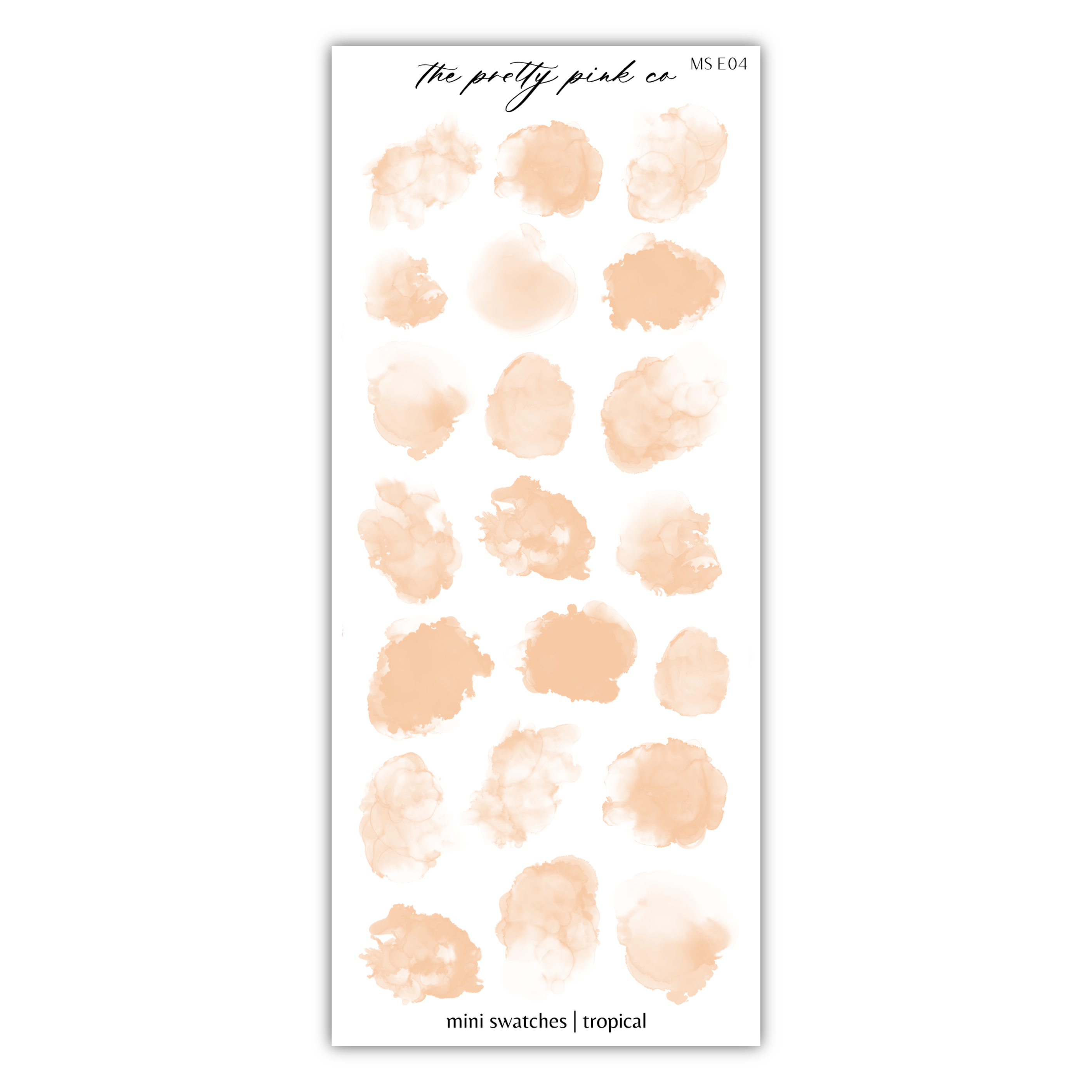 a sheet of watercolor paint with the words, the joy of paint on it