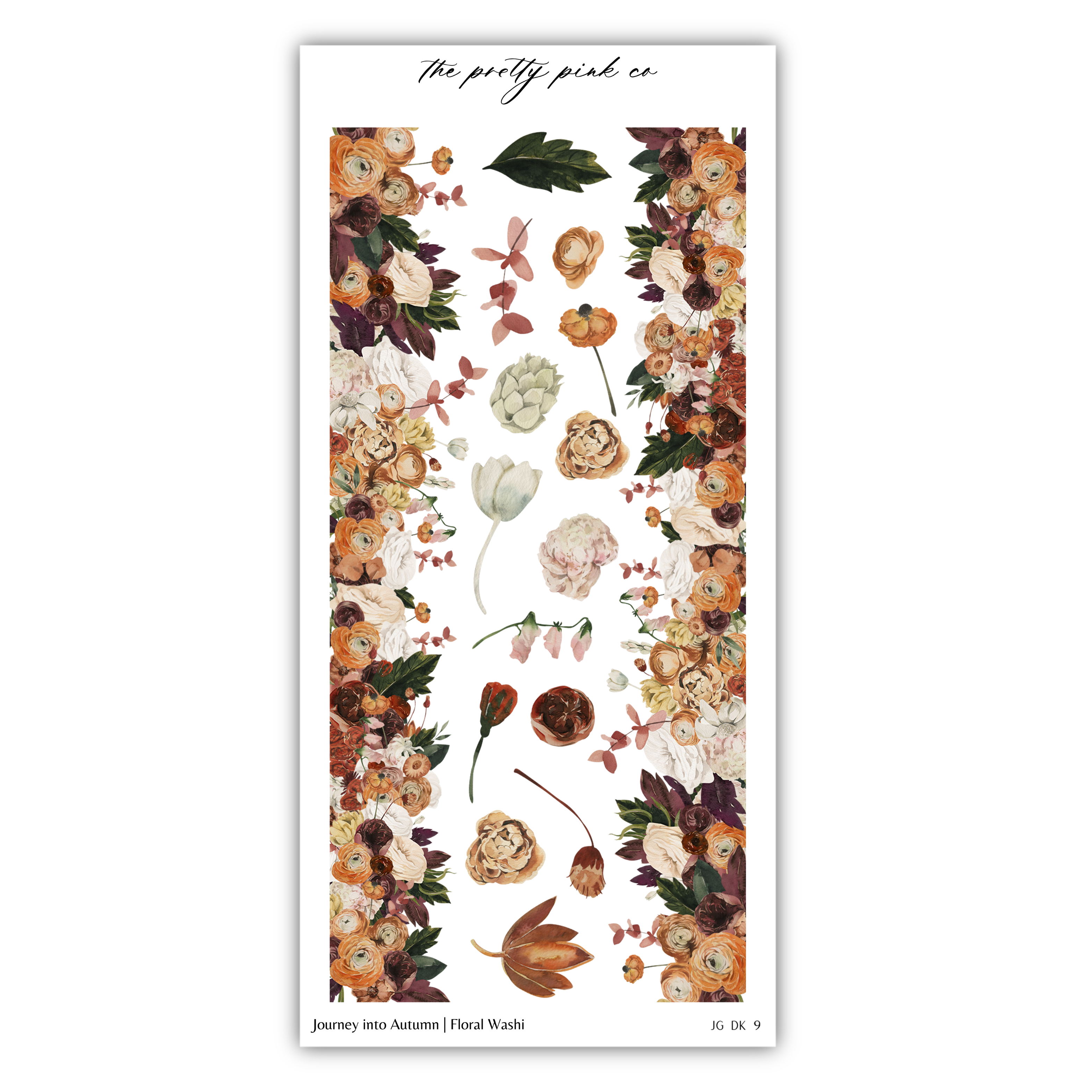 The image is a collage of various floral elements, including flowers, leaves, and branches, arranged in a visually appealing manner.