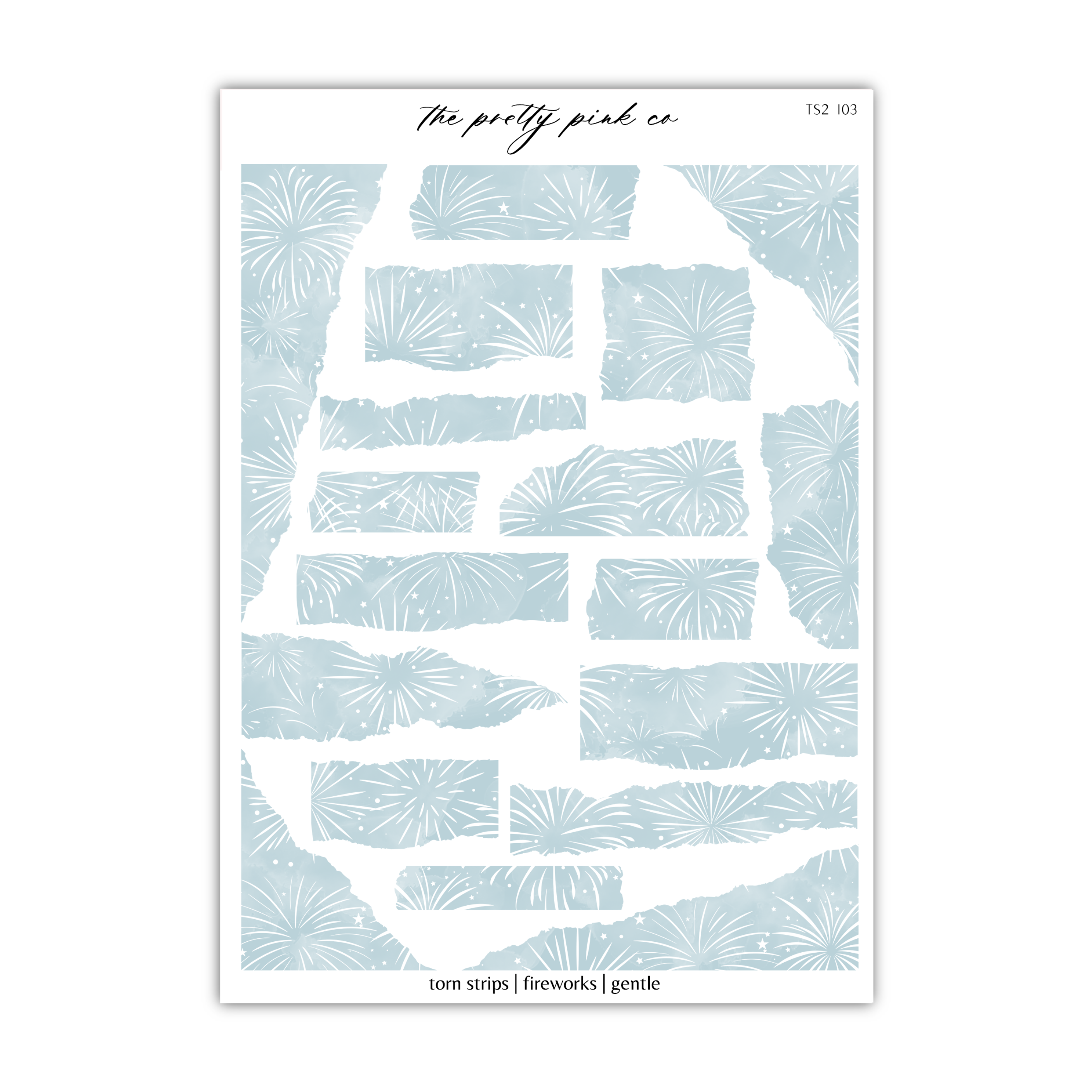 a blue and white poster with a pattern on it