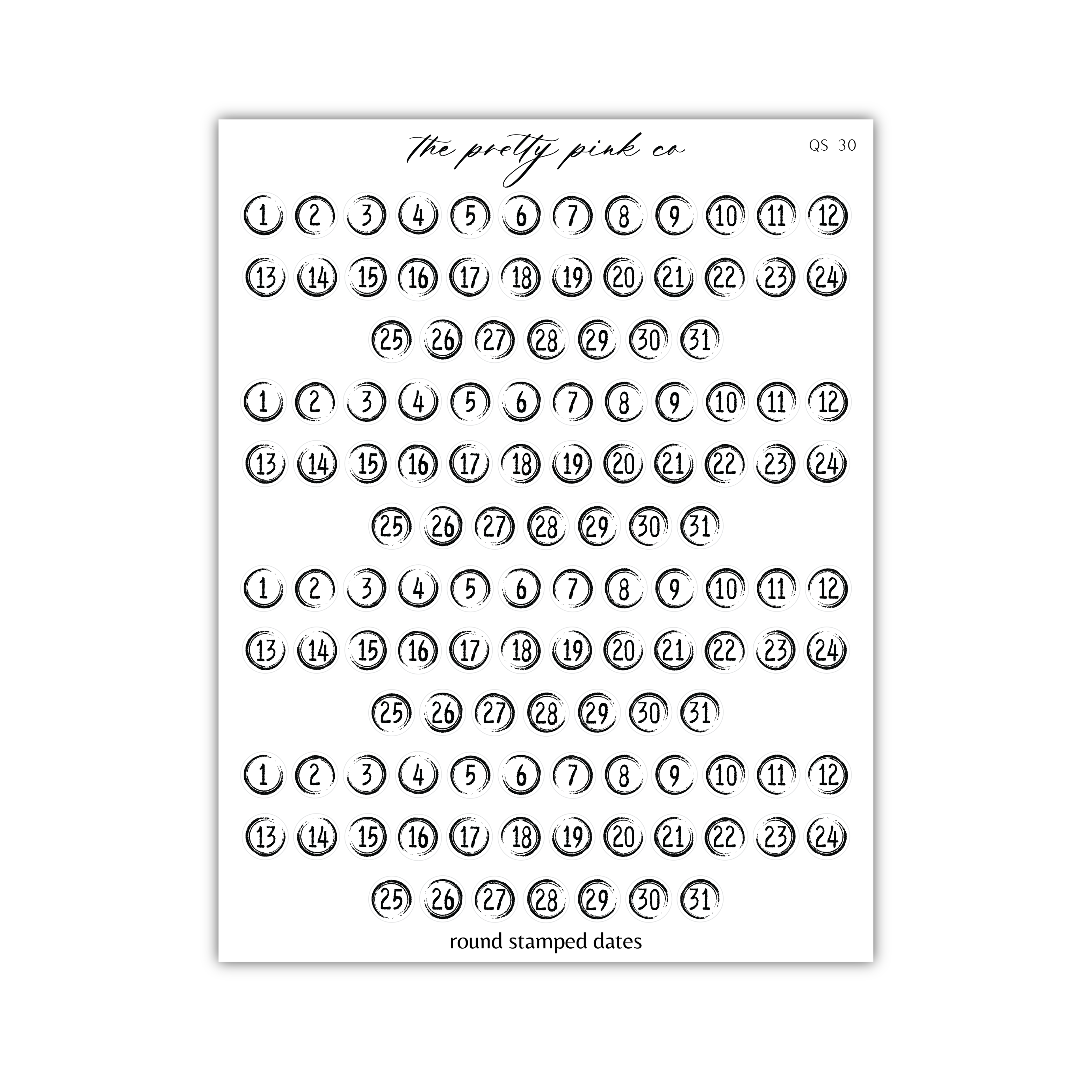 a black and white photo of a sheet of paper with numbers