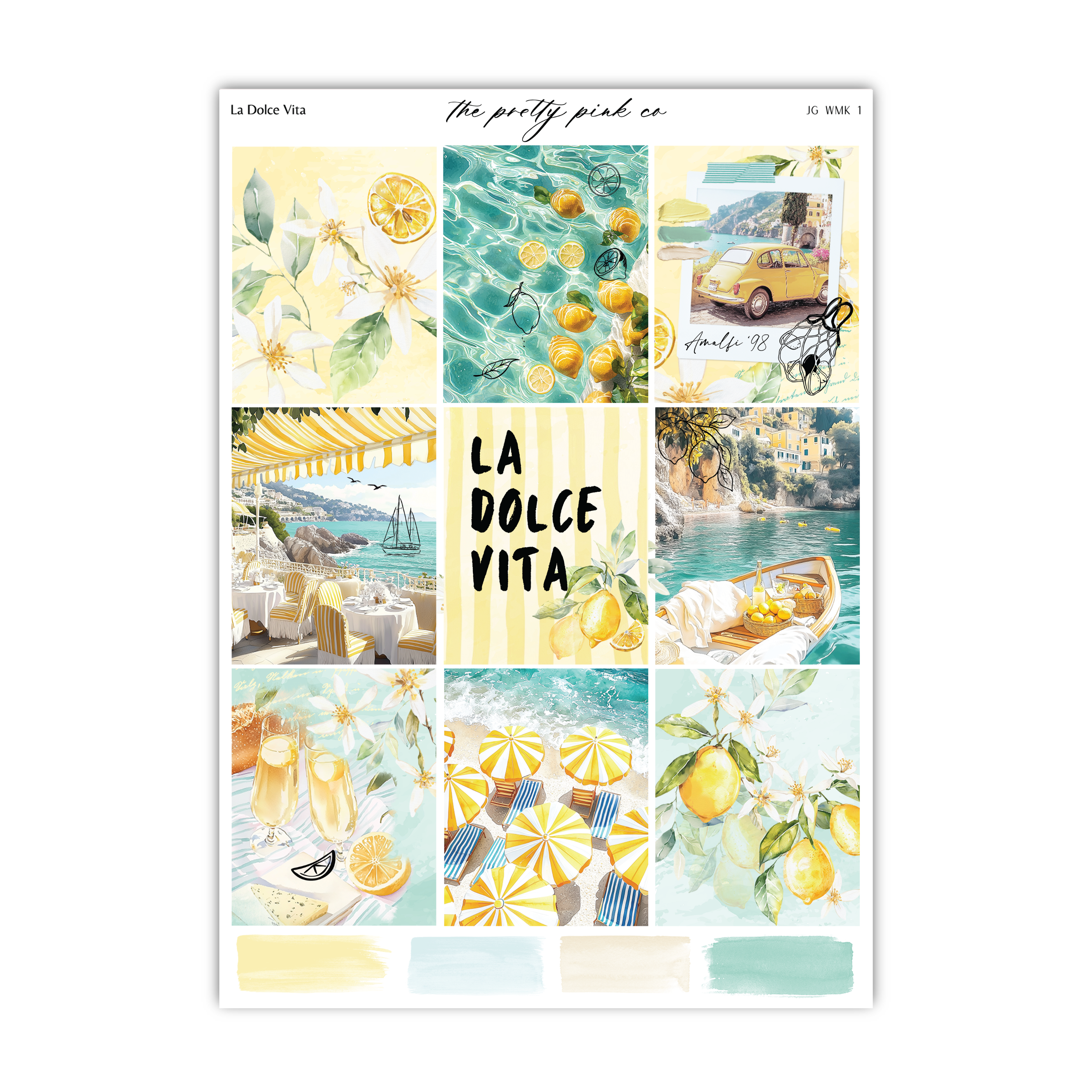 a collage of lemons and lemonades with the words la dolce