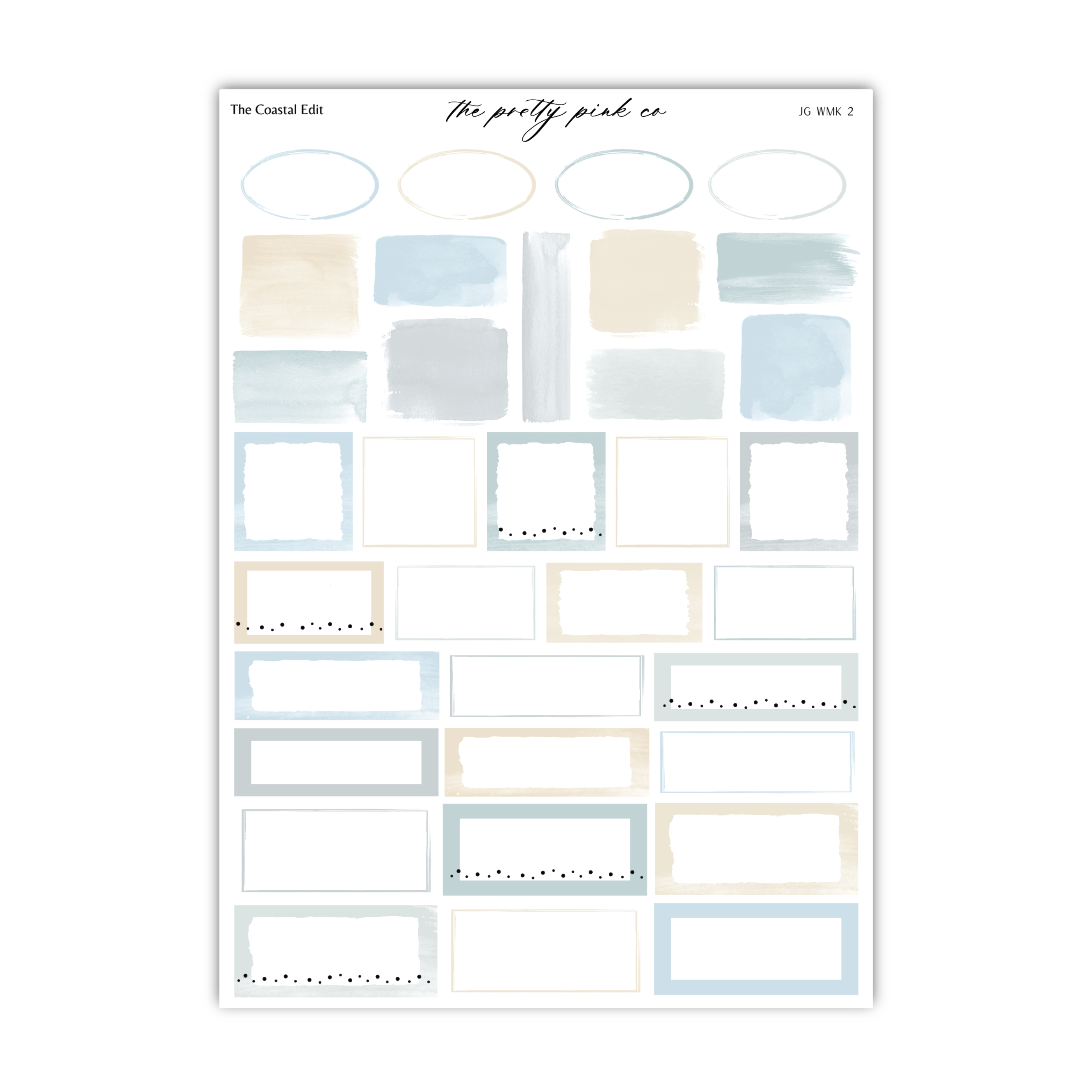 The Coastal Edit | Foiled Weekly Kit